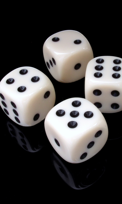 dice, black, game, number, dots HD wallpaper
