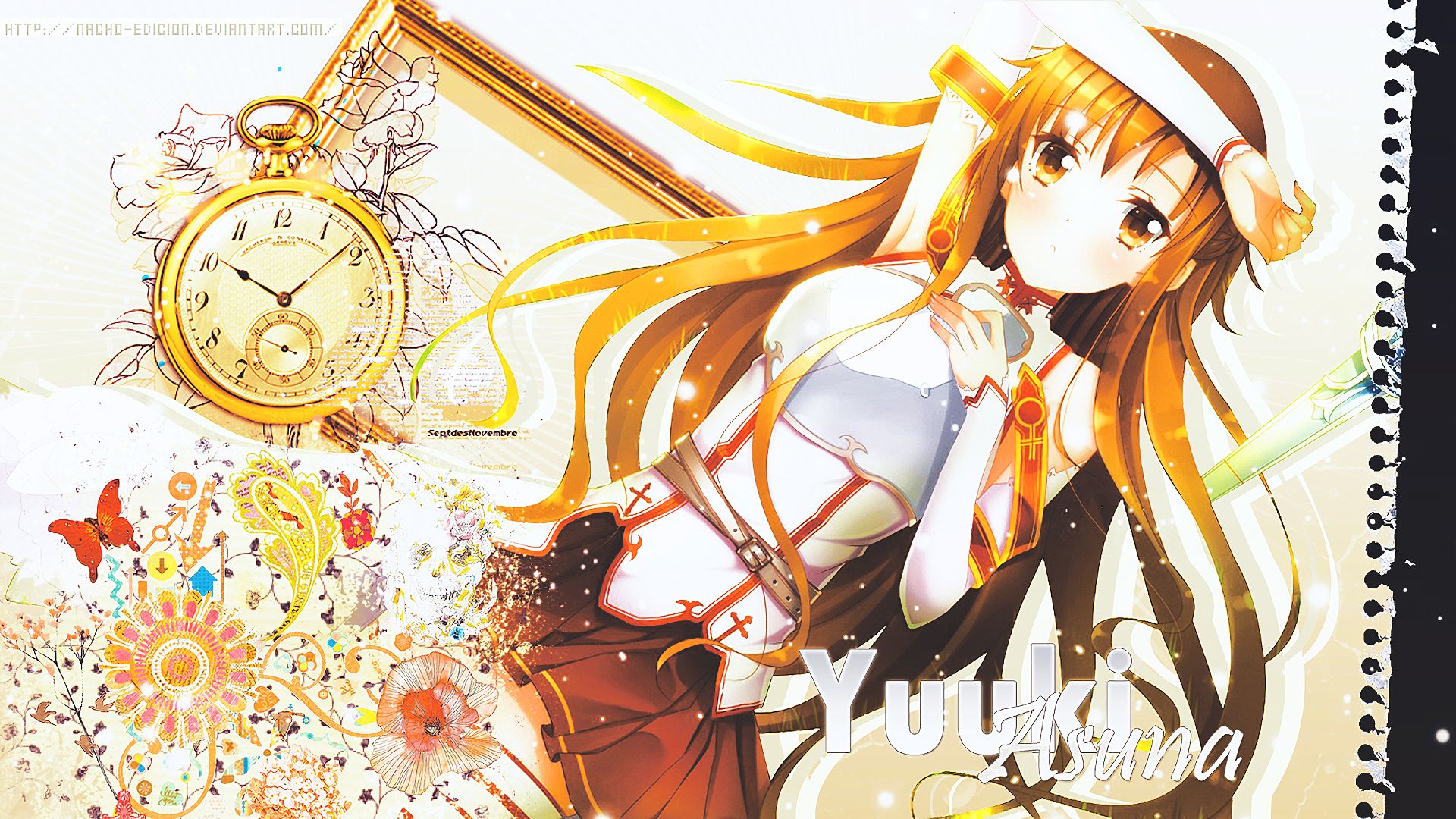 Handy-Wallpaper Sword Art Online, Asuna Yuuki, Animes kostenlos herunterladen.