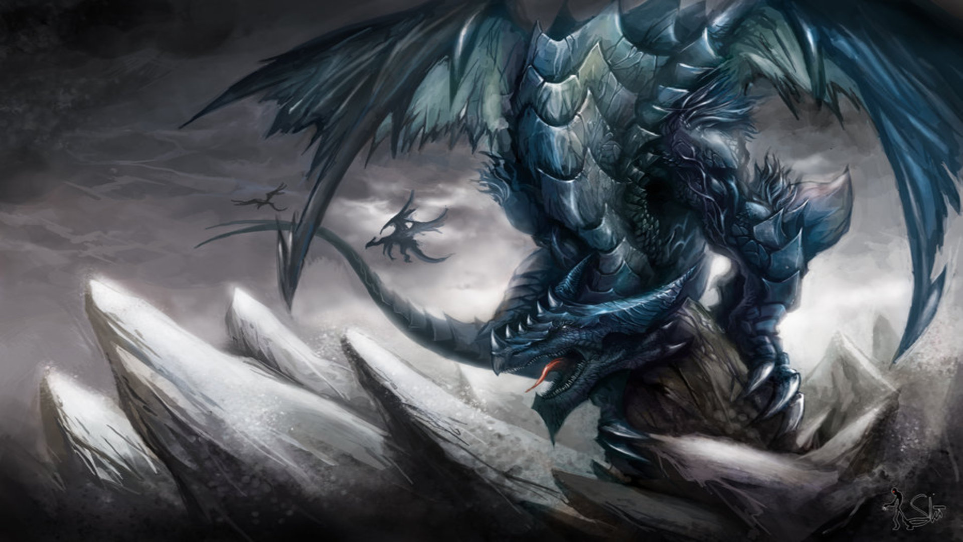 Download mobile wallpaper Fantasy, Dragon for free.