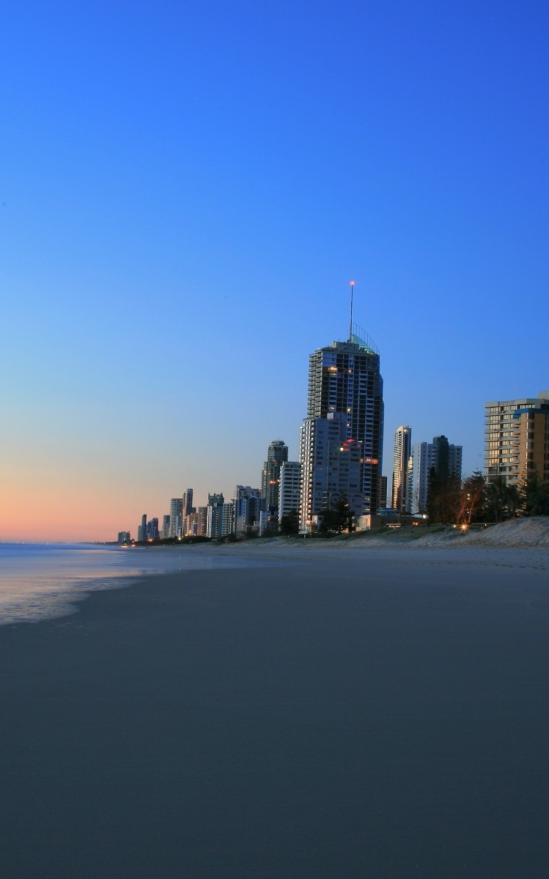 Download mobile wallpaper Cities, Australia, Man Made, Gold Coast, Queensland for free.