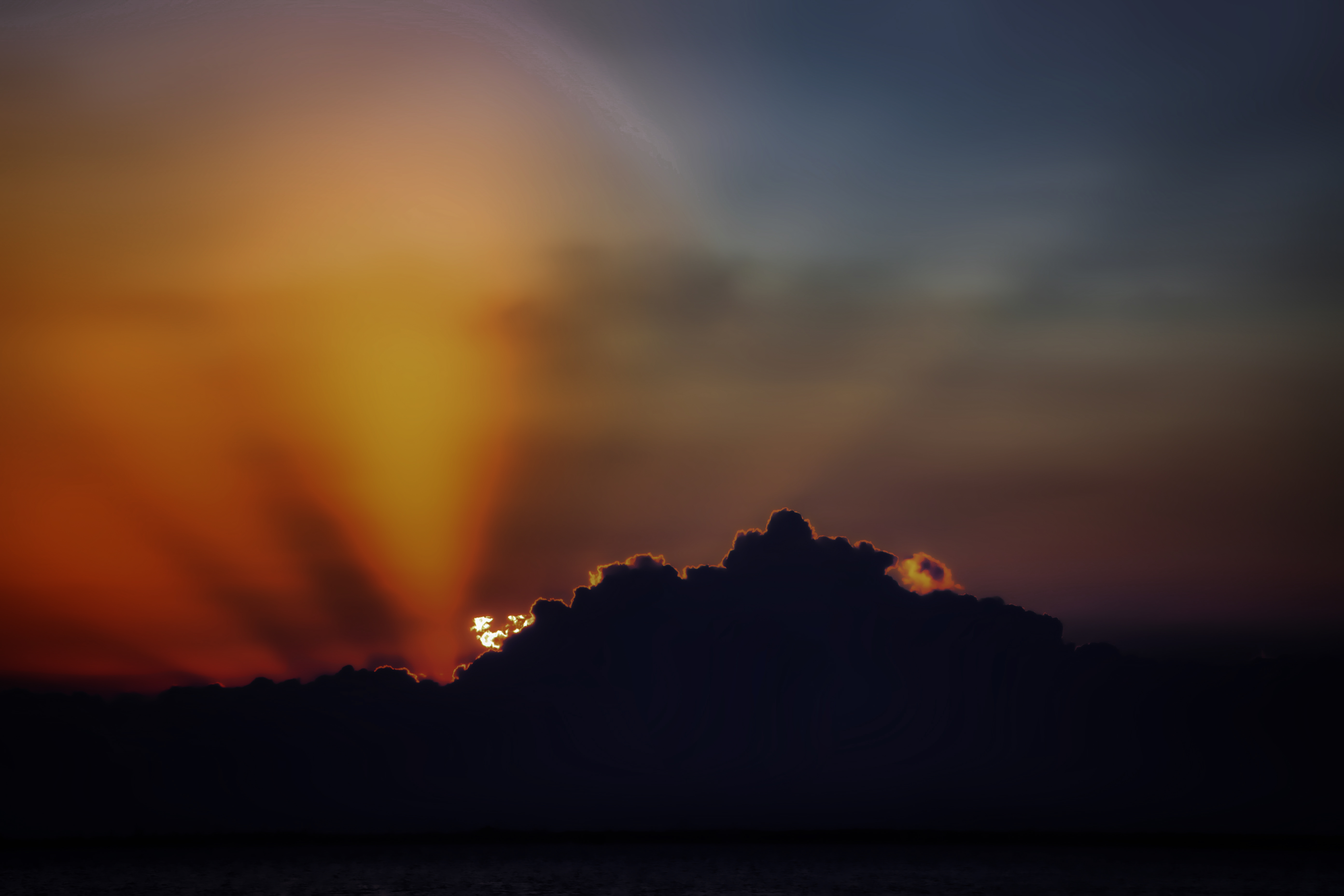 colorful, nature, sunset, sky, clouds, colourful 32K