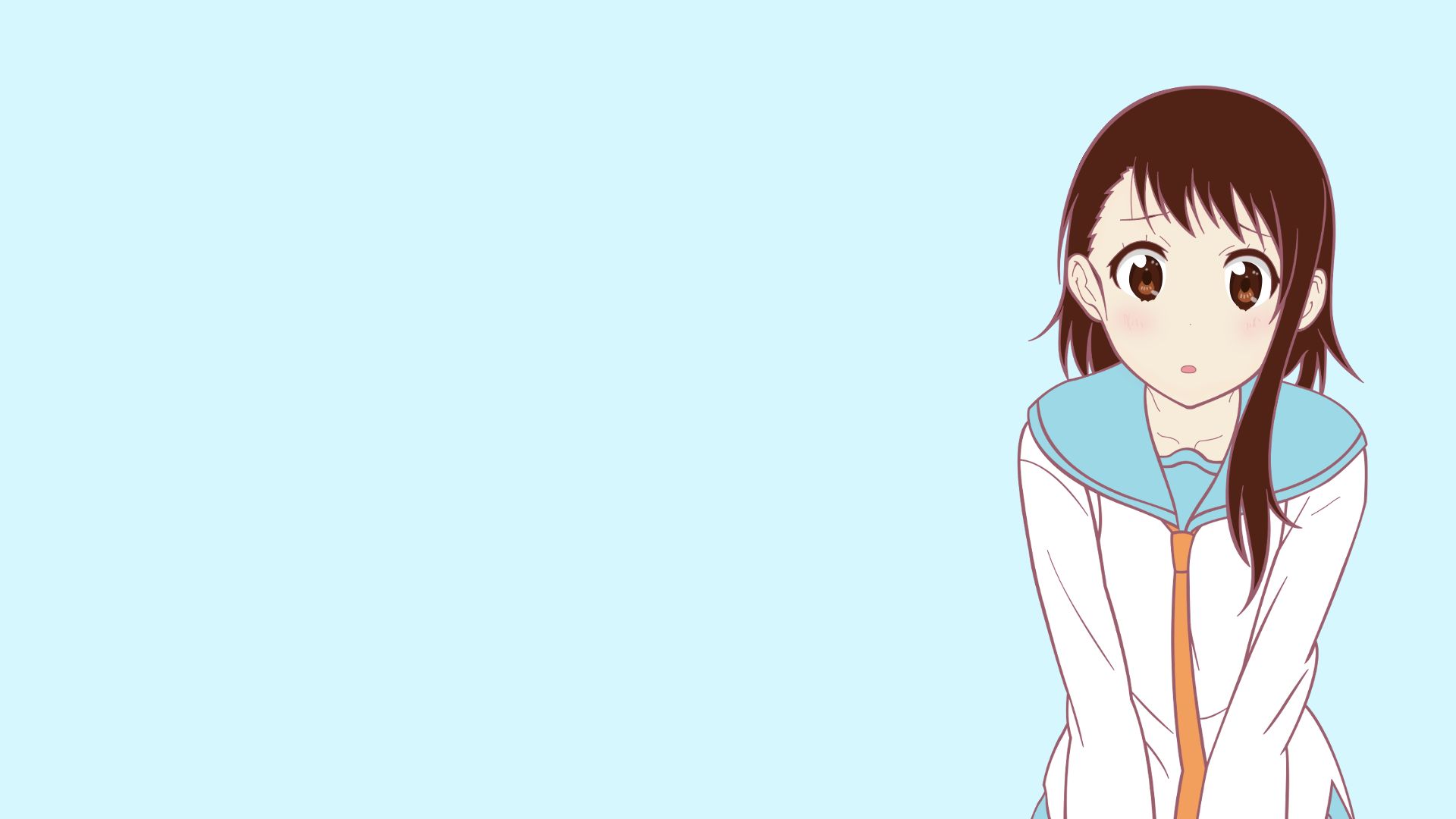 Download mobile wallpaper Anime, School Uniform, Brown Eyes, Brown Hair, Short Hair, Kosaki Onodera, Nisekoi for free.