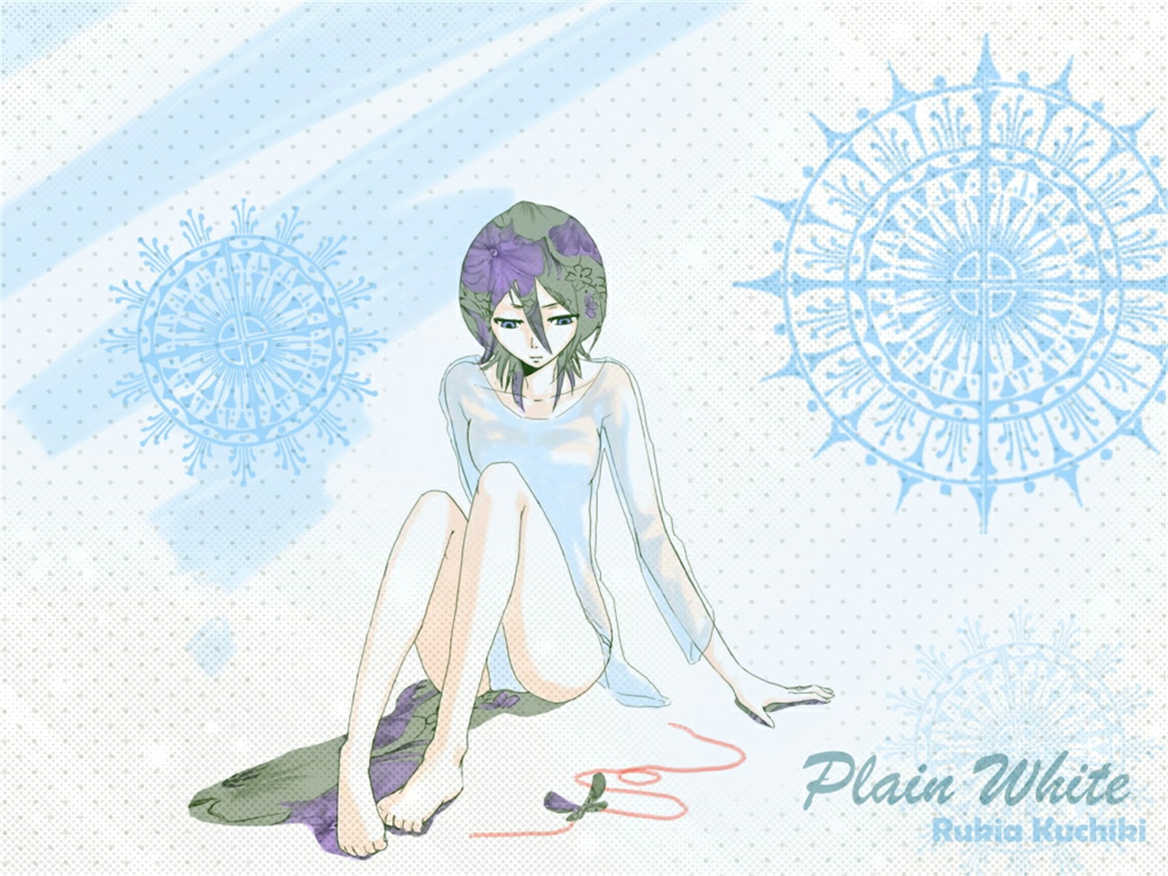 Handy-Wallpaper Bleach, Rukia Kuchiki, Animes kostenlos herunterladen.