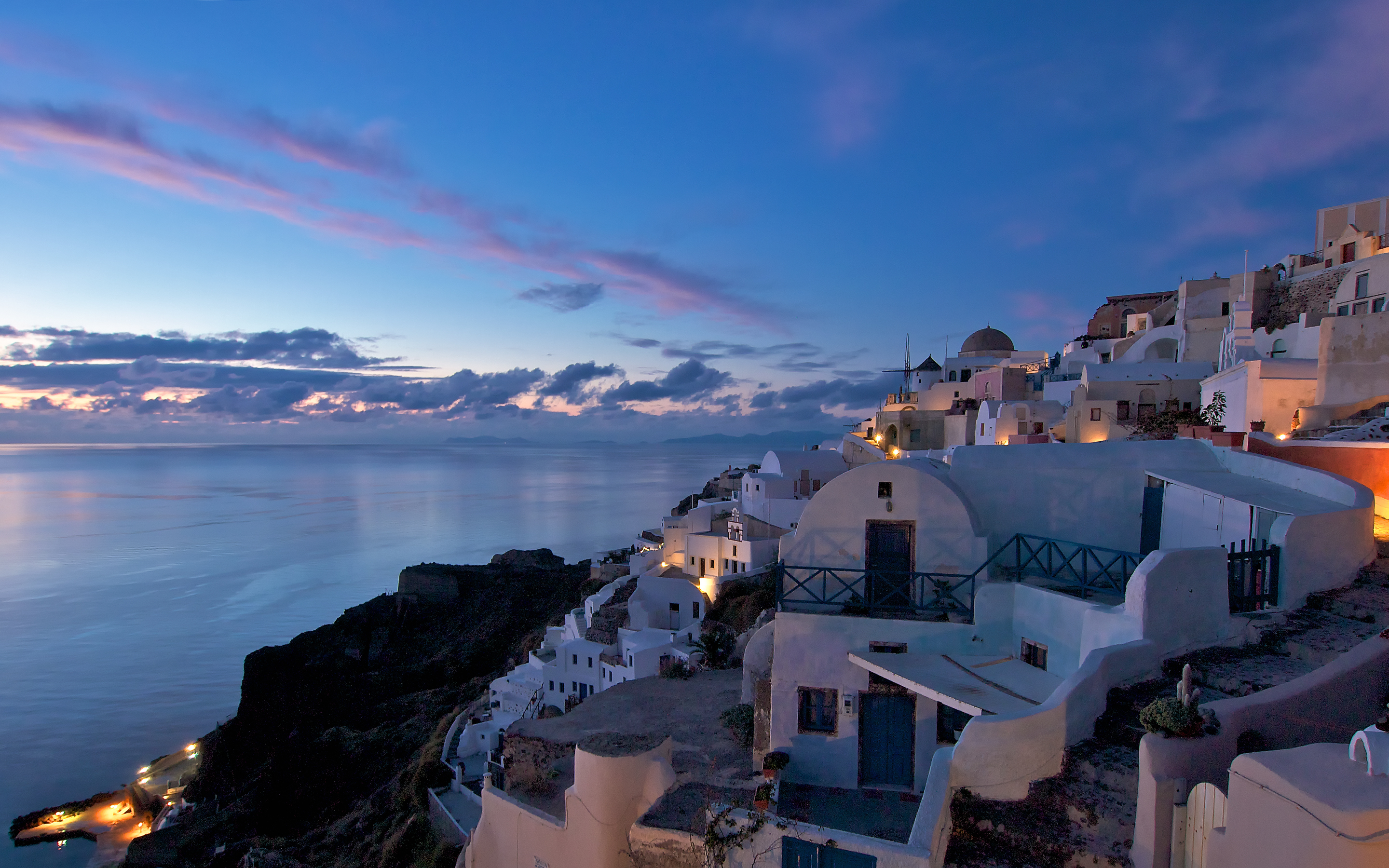 Download mobile wallpaper Greece, Santorini, Man Made, Towns for free.