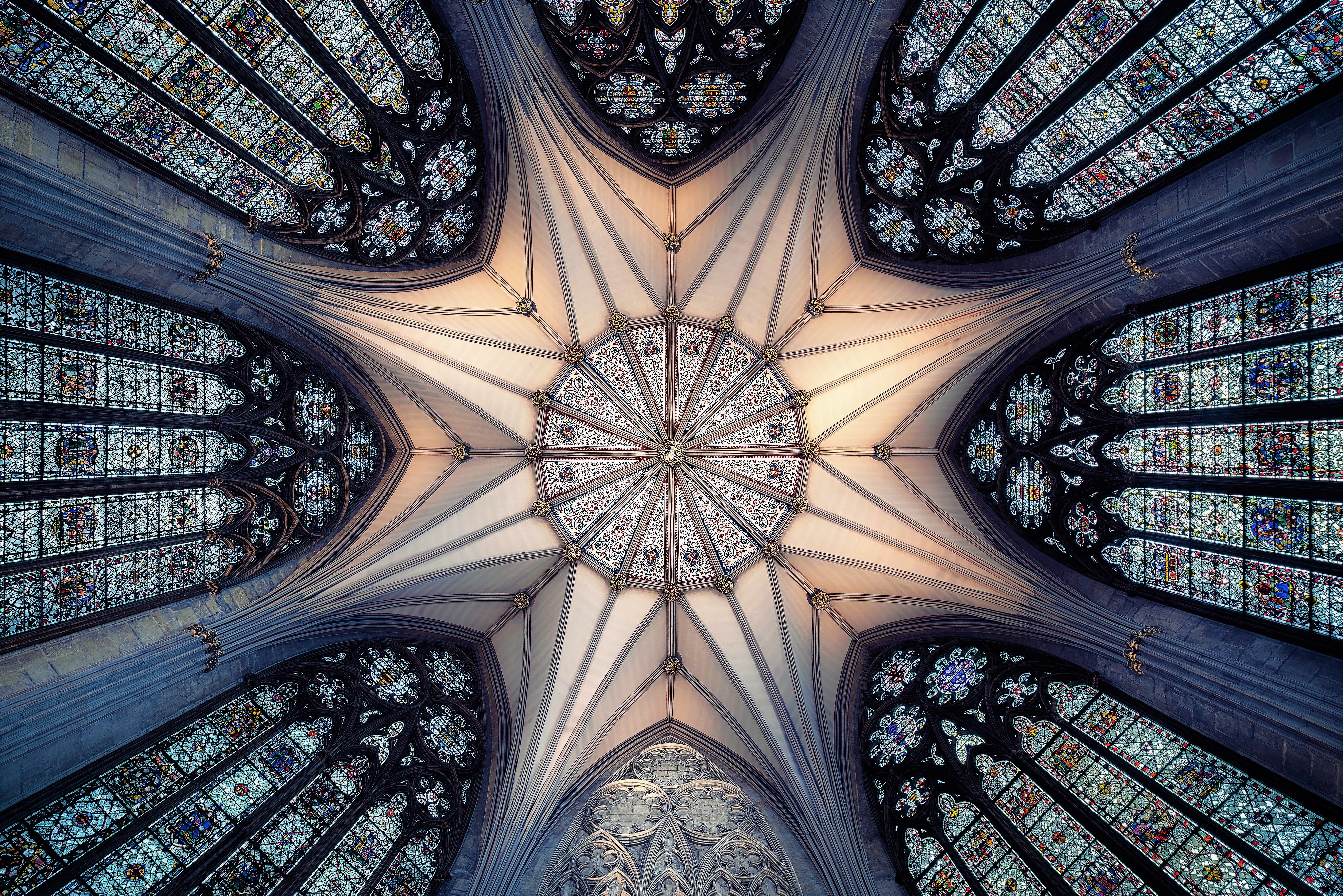 Free download wallpaper Cathedral, Dome, Stained Glass, Religious, Cathedrals on your PC desktop