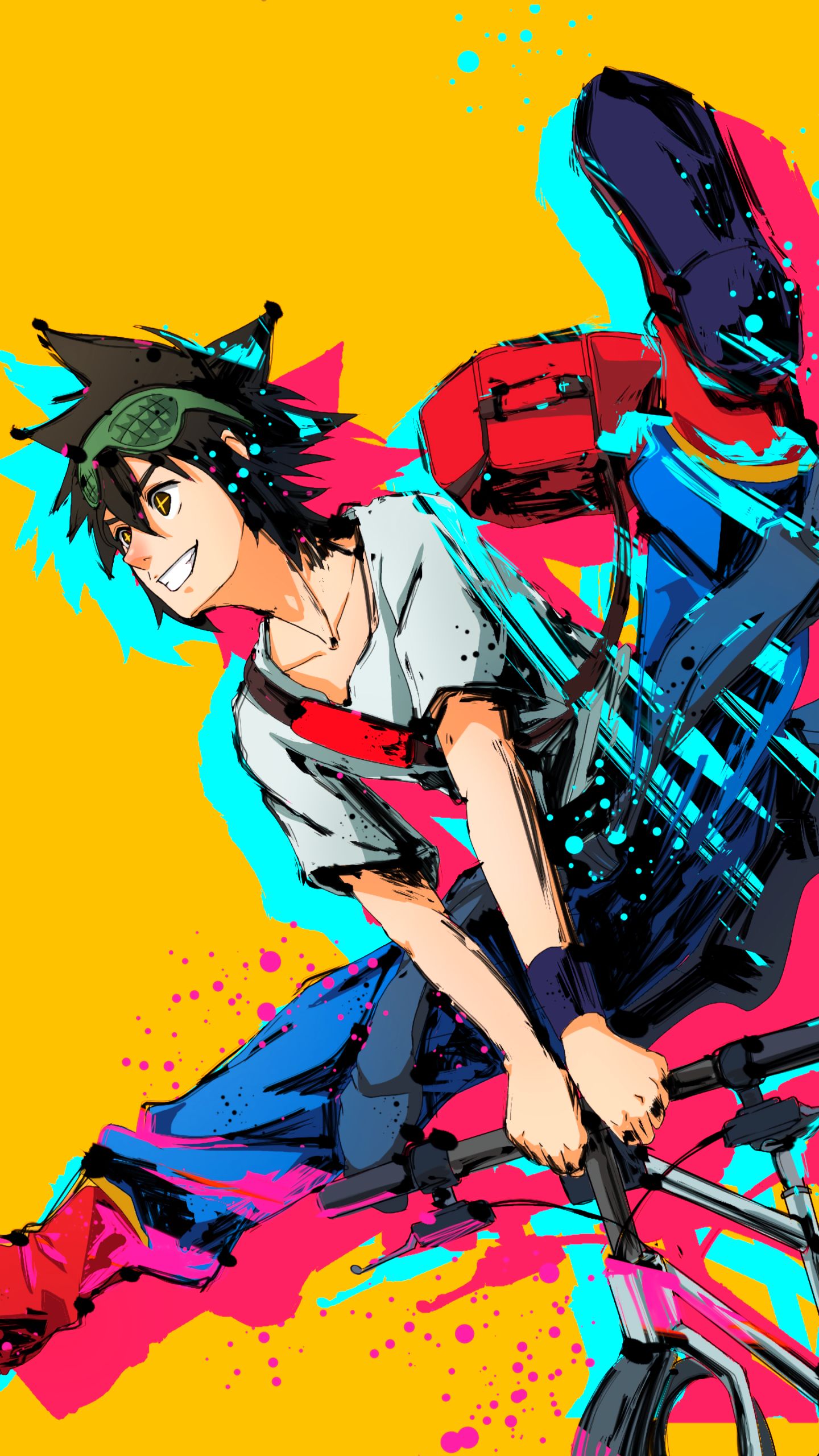 Descarga gratuita de fondo de pantalla para móvil de Bicicleta, Animado, The God Of High School, Jin Mori.