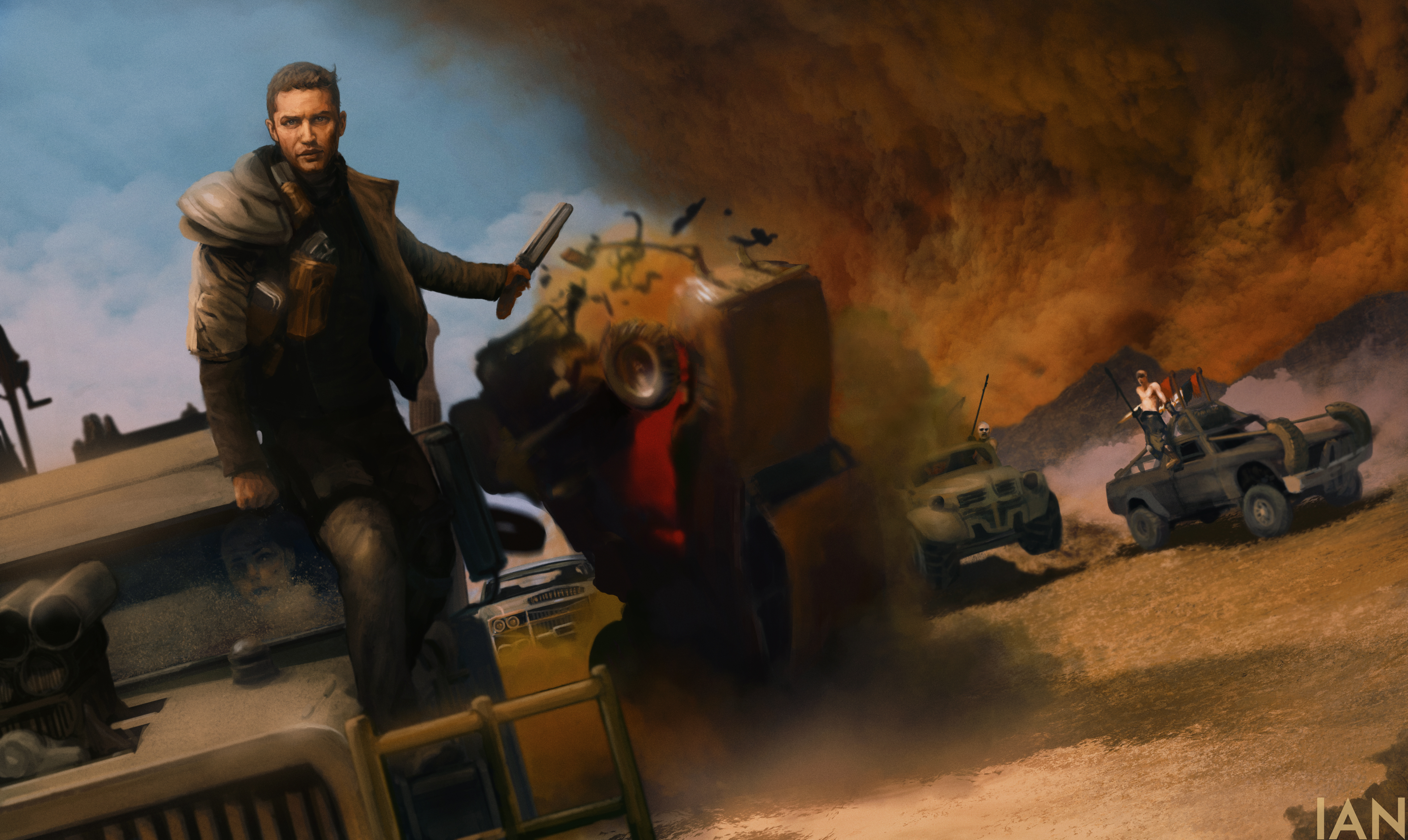 Baixe gratuitamente a imagem Filme, Mad Max: Estrada Da Fúria, Max Rockatansky na área de trabalho do seu PC