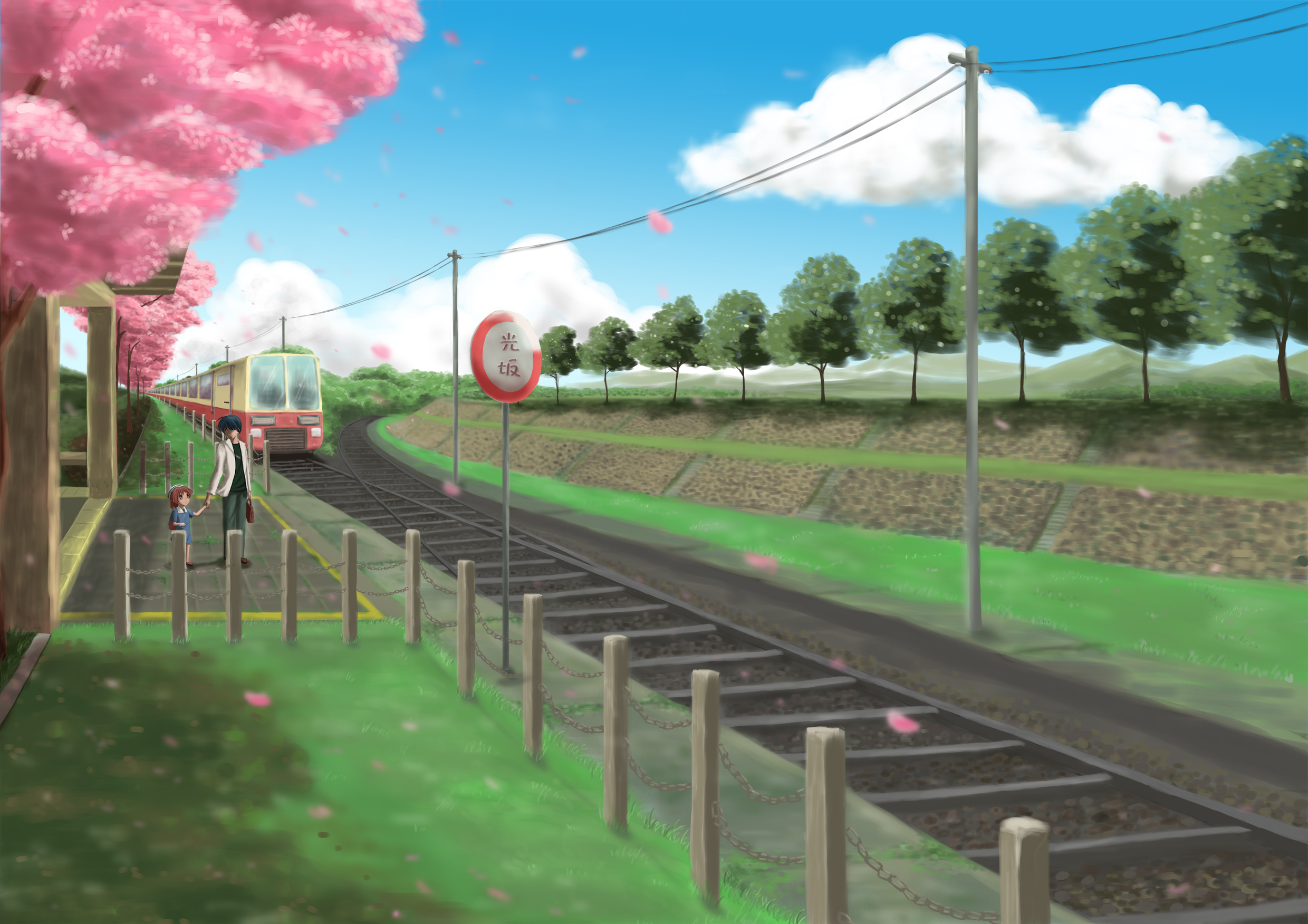 Baixar papel de parede para celular de Anime, Clannad, Tomoya Okazaki, Ushio Okazaki gratuito.