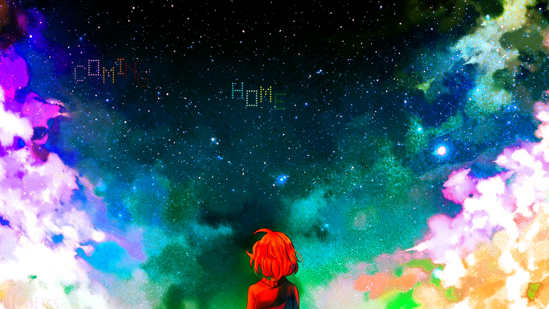 Download mobile wallpaper Anime, Night, Mirai Kuriyama, Beyond The Boundary for free.