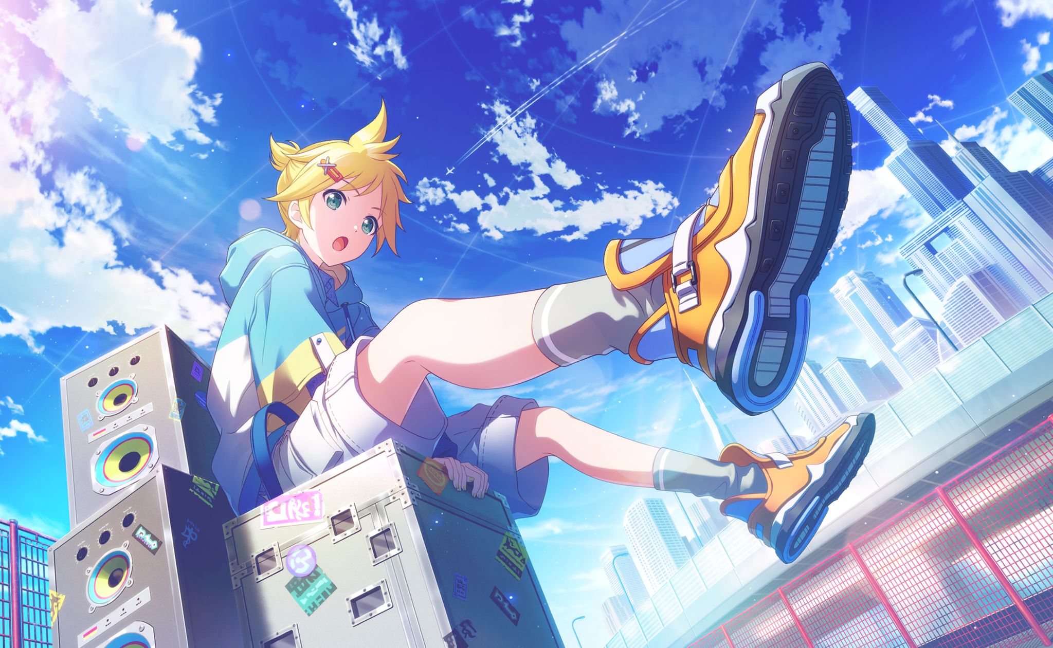 Free download wallpaper Video Game, Len Kagamine, Project Sekai: Colorful Stage! Feat Hatsune Miku on your PC desktop