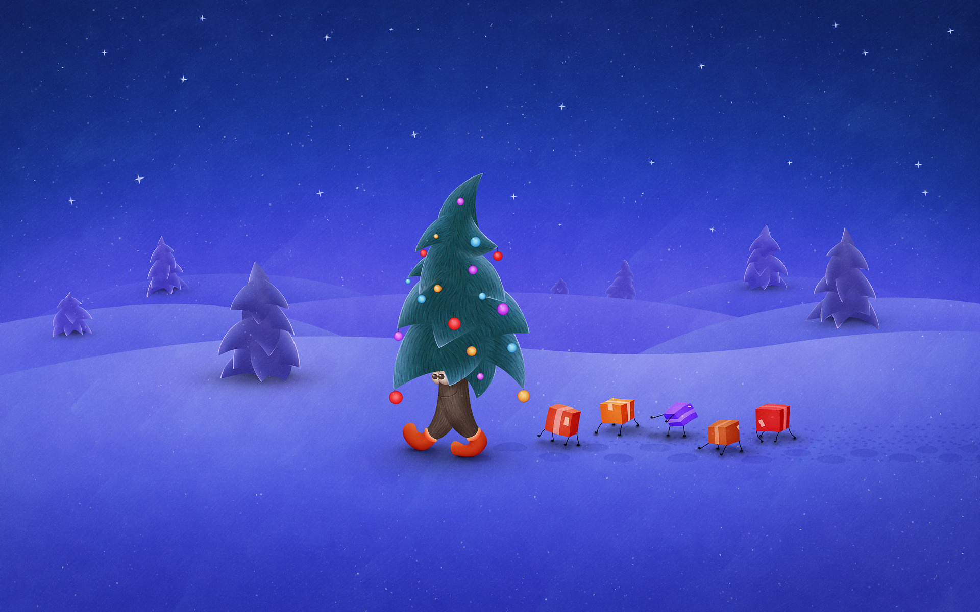 Download mobile wallpaper Christmas, Holiday, Christmas Tree, Humor for free.