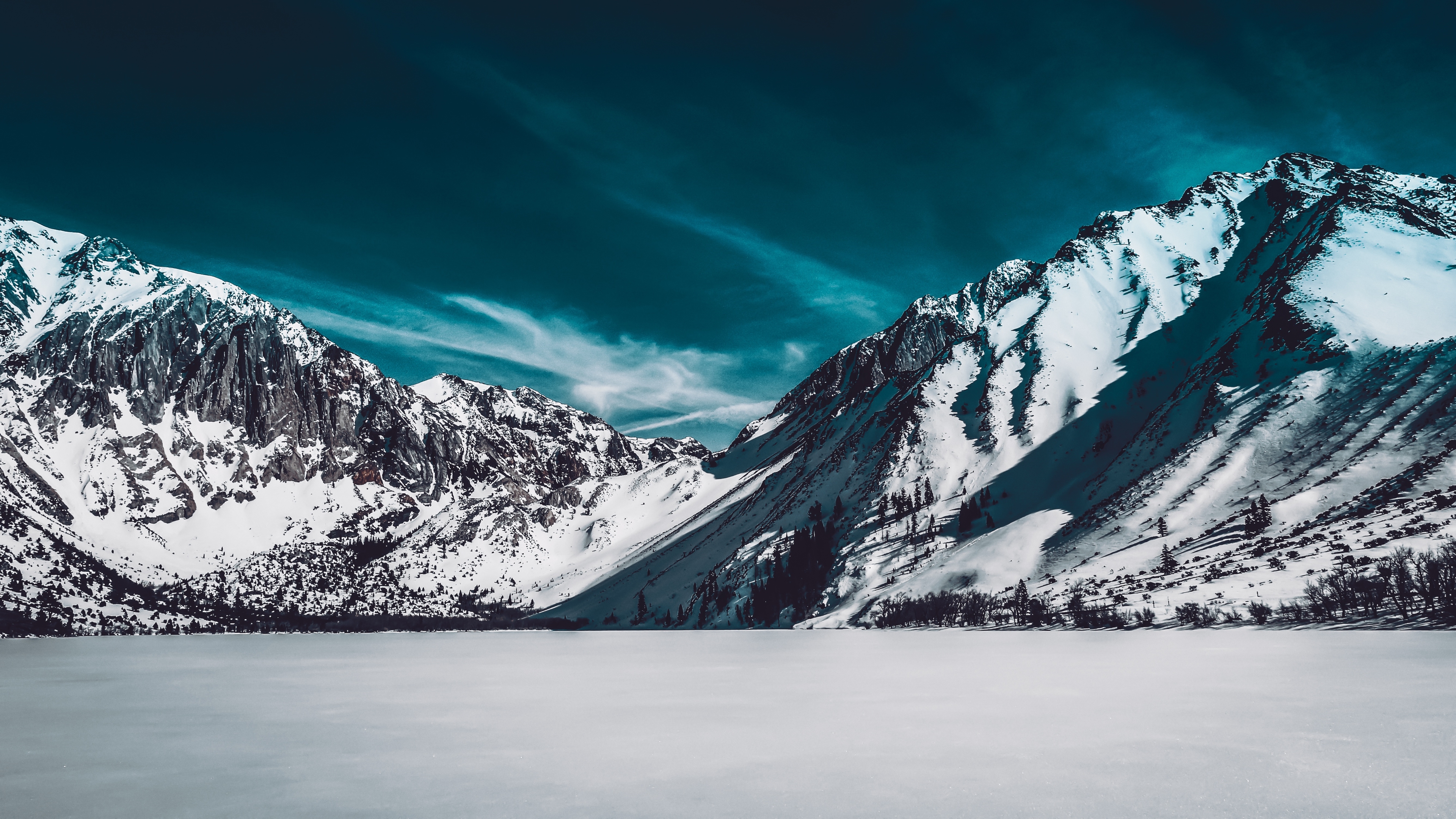 Descarga gratis la imagen Invierno, Montañas, Nieve, Montaña, Tierra/naturaleza en el escritorio de tu PC