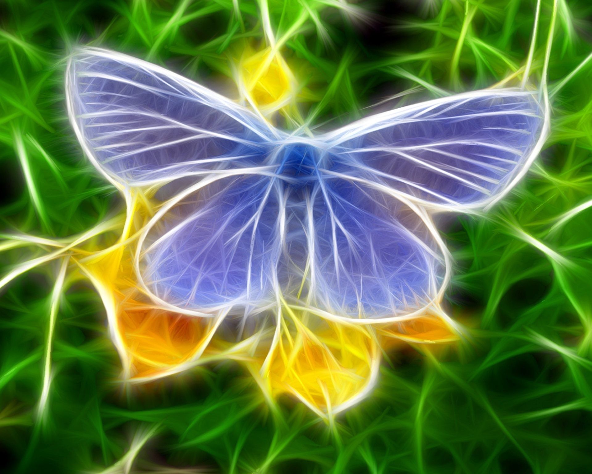 Download mobile wallpaper Butterfly, Artistic, Cgi for free.