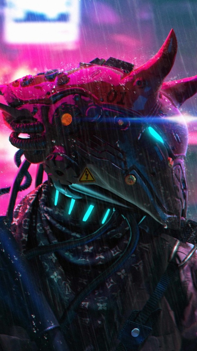 Download mobile wallpaper Cyberpunk, Warrior, Sci Fi, Cyborg for free.