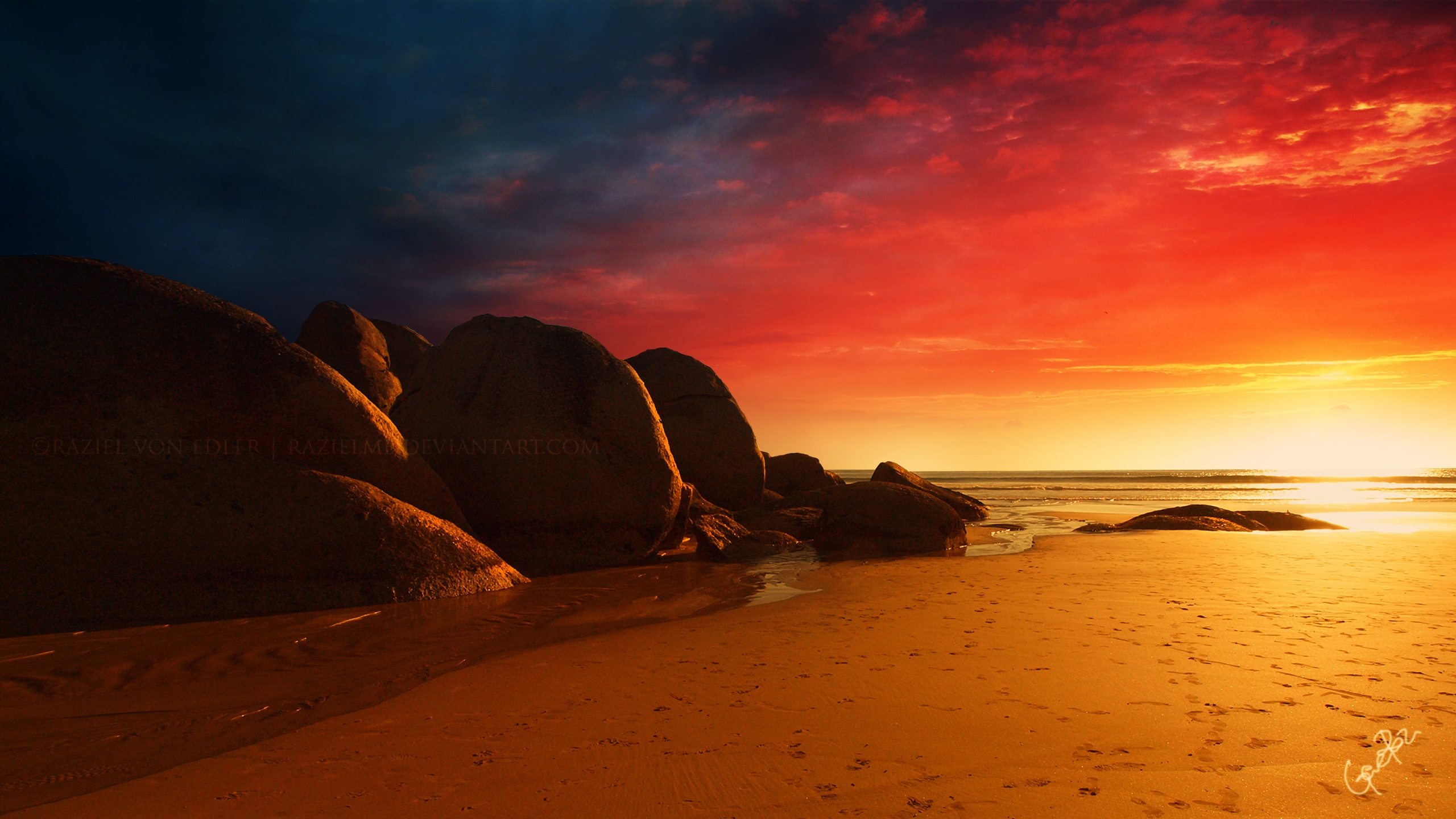 Téléchargez gratuitement l'image Coucher De Soleil, Plage, Terre/nature sur le bureau de votre PC