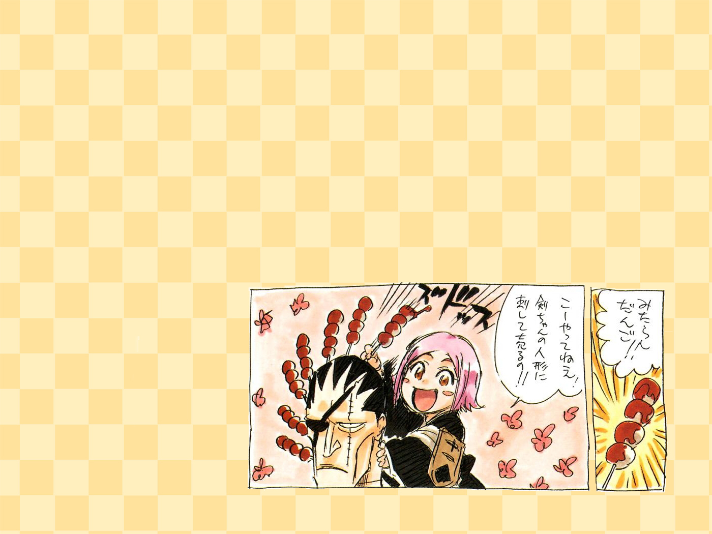 Free download wallpaper Anime, Bleach, Kenpachi Zaraki, Yachiru Kusajishi on your PC desktop