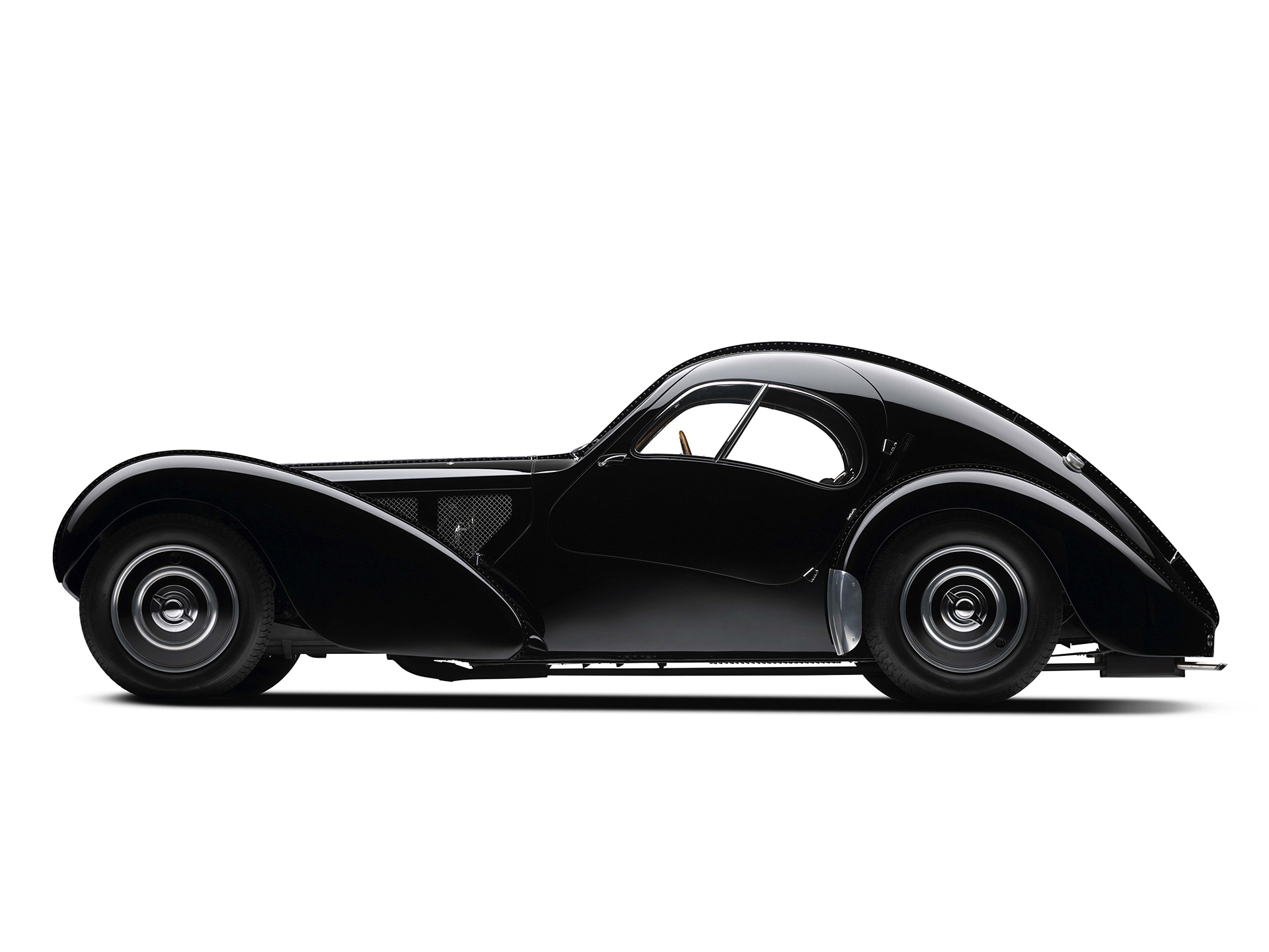 Скачать обои Bugatti Type 57Sc Атлантический Купе на телефон бесплатно