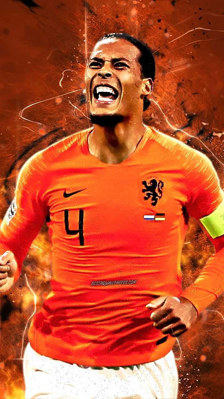 Download mobile wallpaper Sports, Soccer, Dutch, Virgil Van Dijk for free.