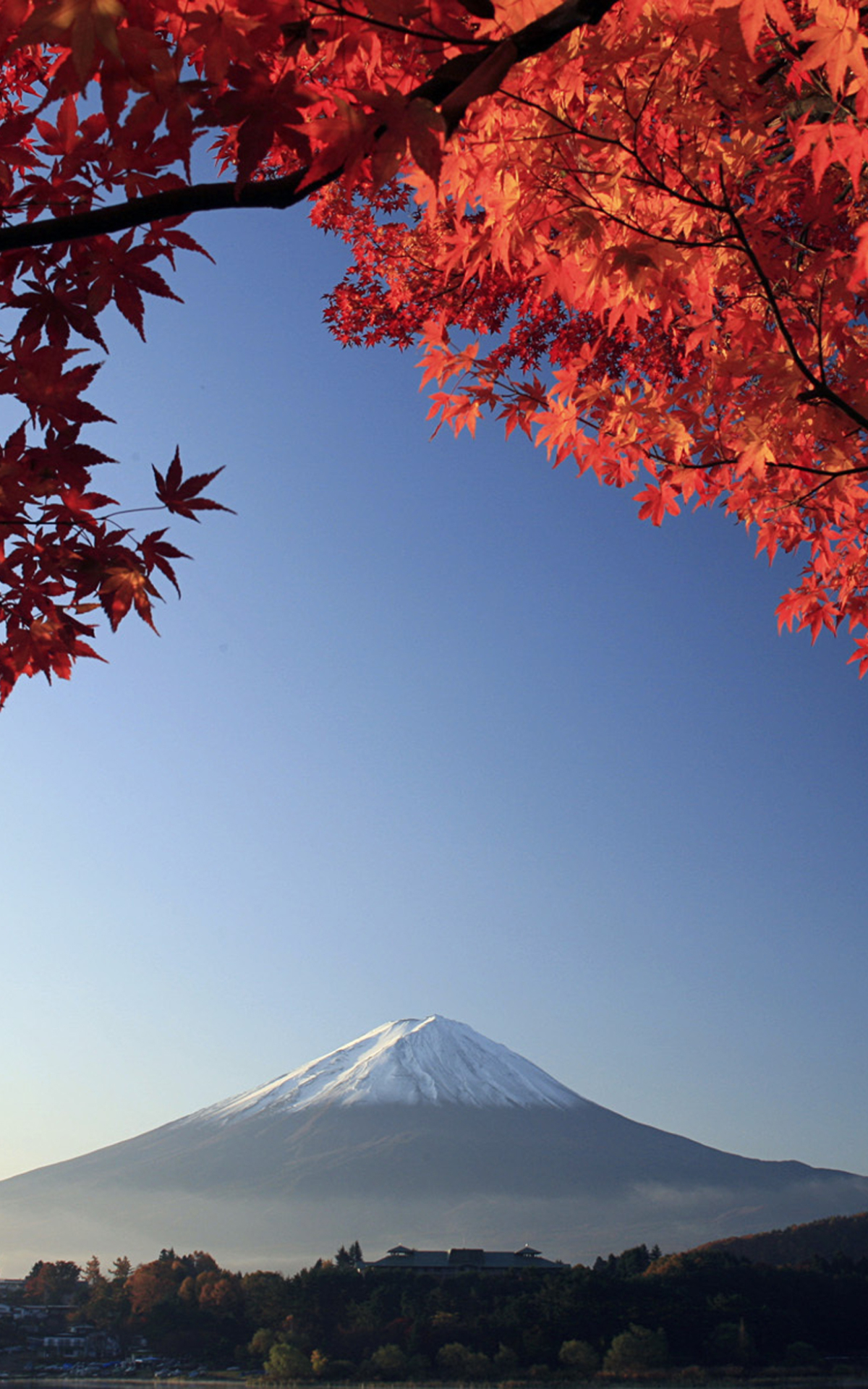 Download mobile wallpaper Fall, Earth, Japan, Volcano, Mount Fuji, Volcanoes for free.