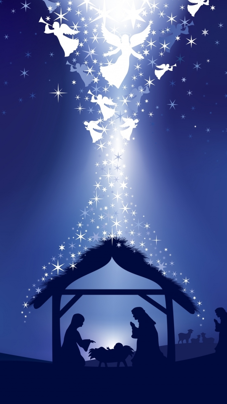 1315161 Hintergrundbild herunterladen engel, feiertage, weihnachten, stern, kamel, maria (mutter jesu), jesus, die drei weisen männer, nacht - Bildschirmschoner und Bilder kostenlos