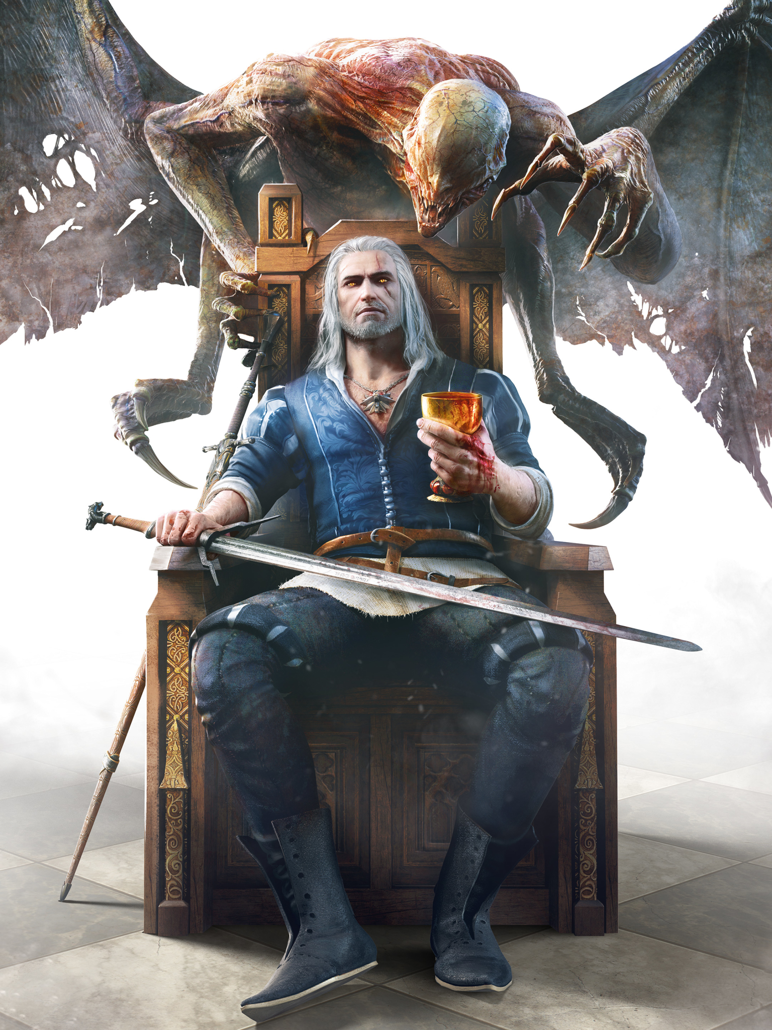 Descarga gratuita de fondo de pantalla para móvil de Videojuego, El Brujo, Geralt De Rivia, Wiedzmin 3: Dziki Gon, The Witcher 3: Wild Hunt Sangre Y Vino.