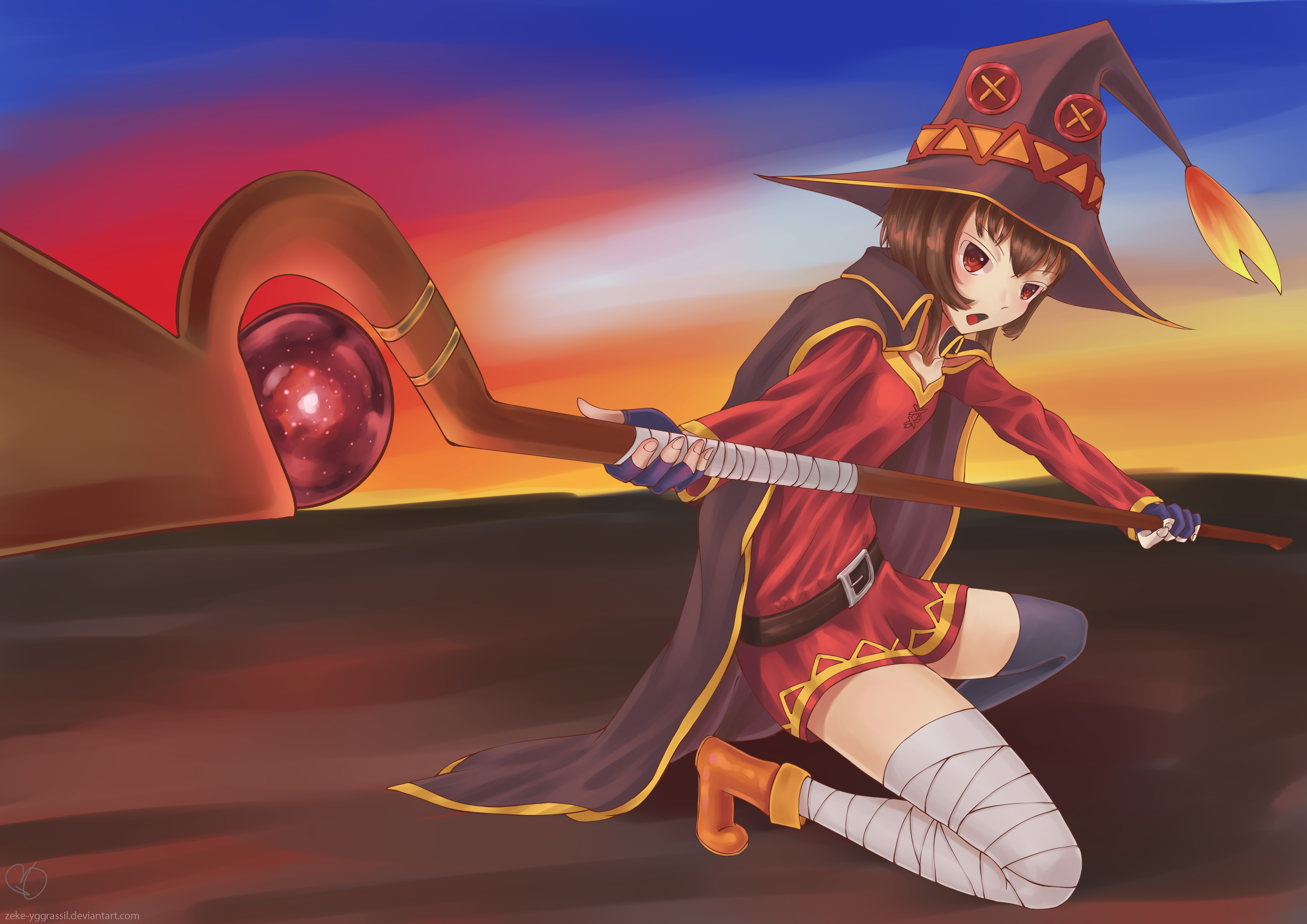 Téléchargez des papiers peints mobile Animé, Kono Subarashii Sekai Ni Shukufuku O!, Megumin (Konosuba) gratuitement.