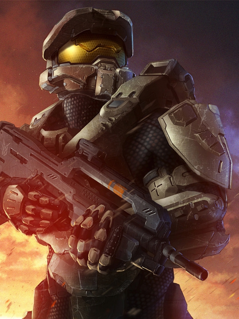Download mobile wallpaper Weapon, Halo, Video Game, Master Chief for free.