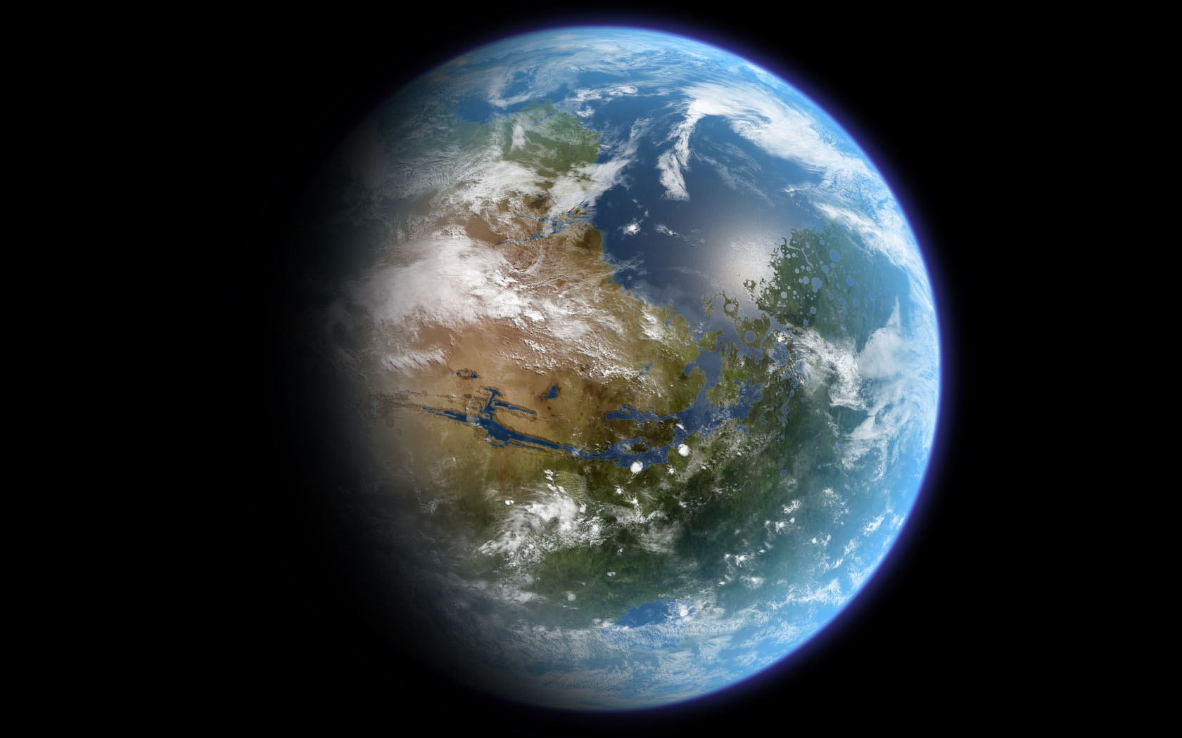 Free download wallpaper Earth, Space, Planet, Sci Fi on your PC desktop