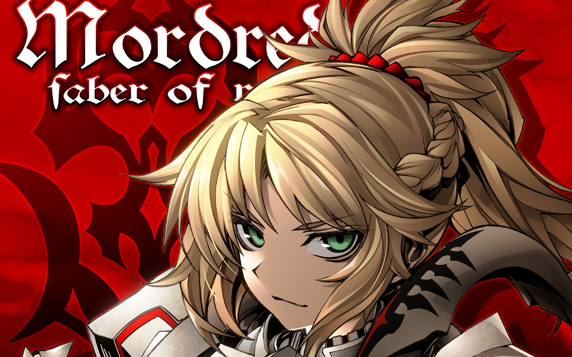 Descarga gratuita de fondo de pantalla para móvil de Animado, Fate/apocrypha, Mordred (Destino/apócrifos), Sable De Rojo (Fate/apocrypha), Serie Del Destino.