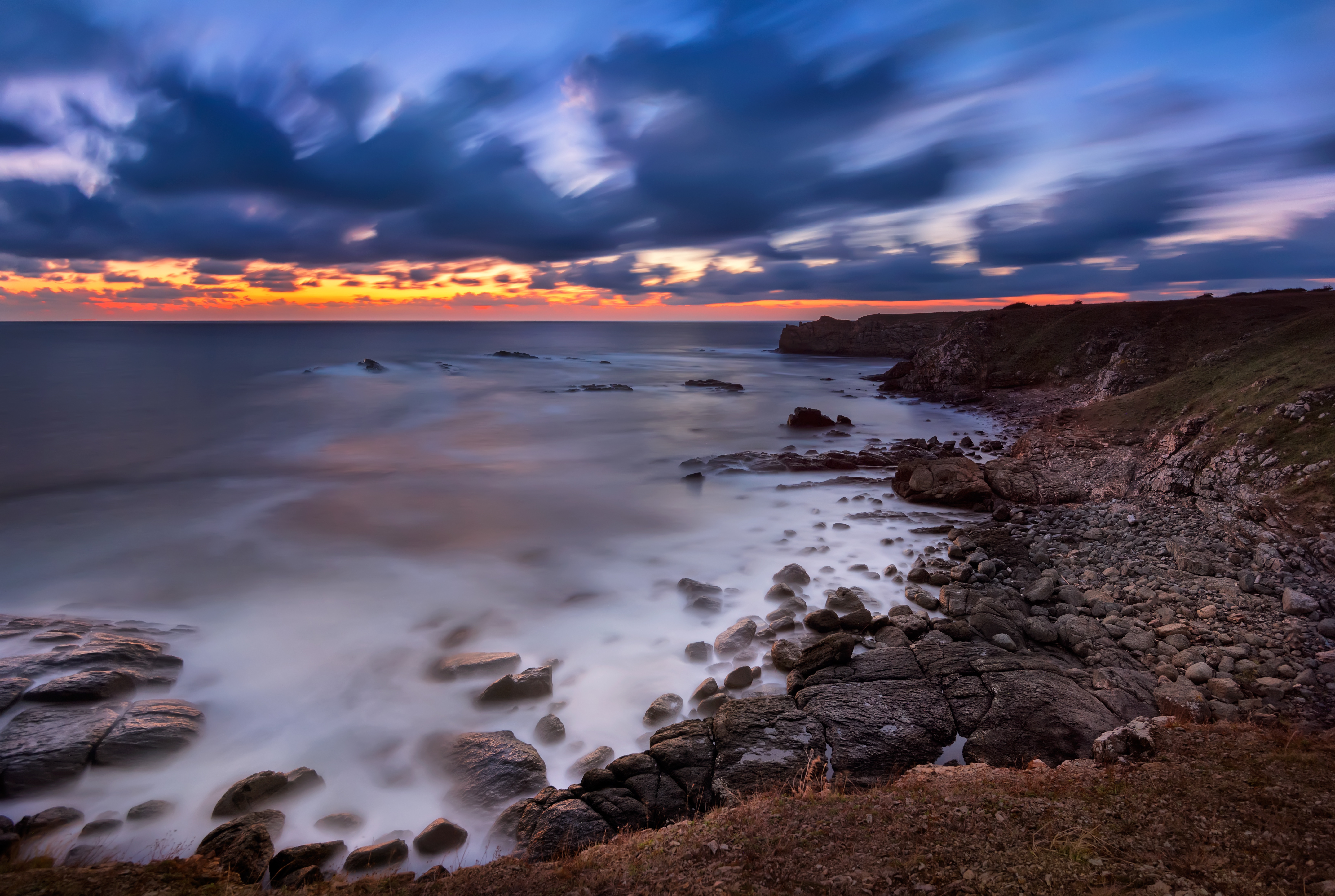 Descarga gratuita de fondo de pantalla para móvil de Naturaleza, Cielo, Horizonte, Costa, Océano, Nube, Tierra/naturaleza.