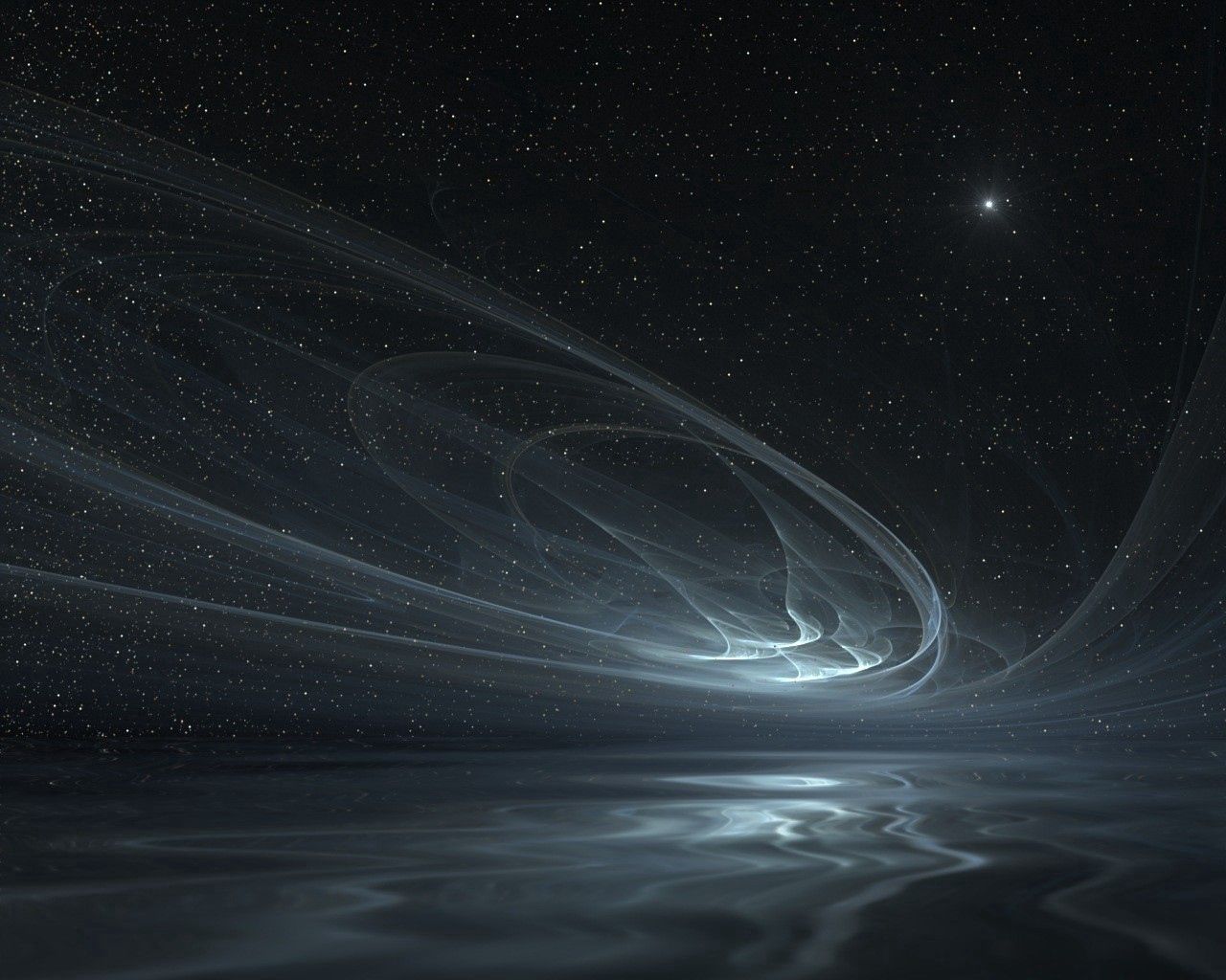 waves, star, abstract, sky, shining, shine, brilliance for android