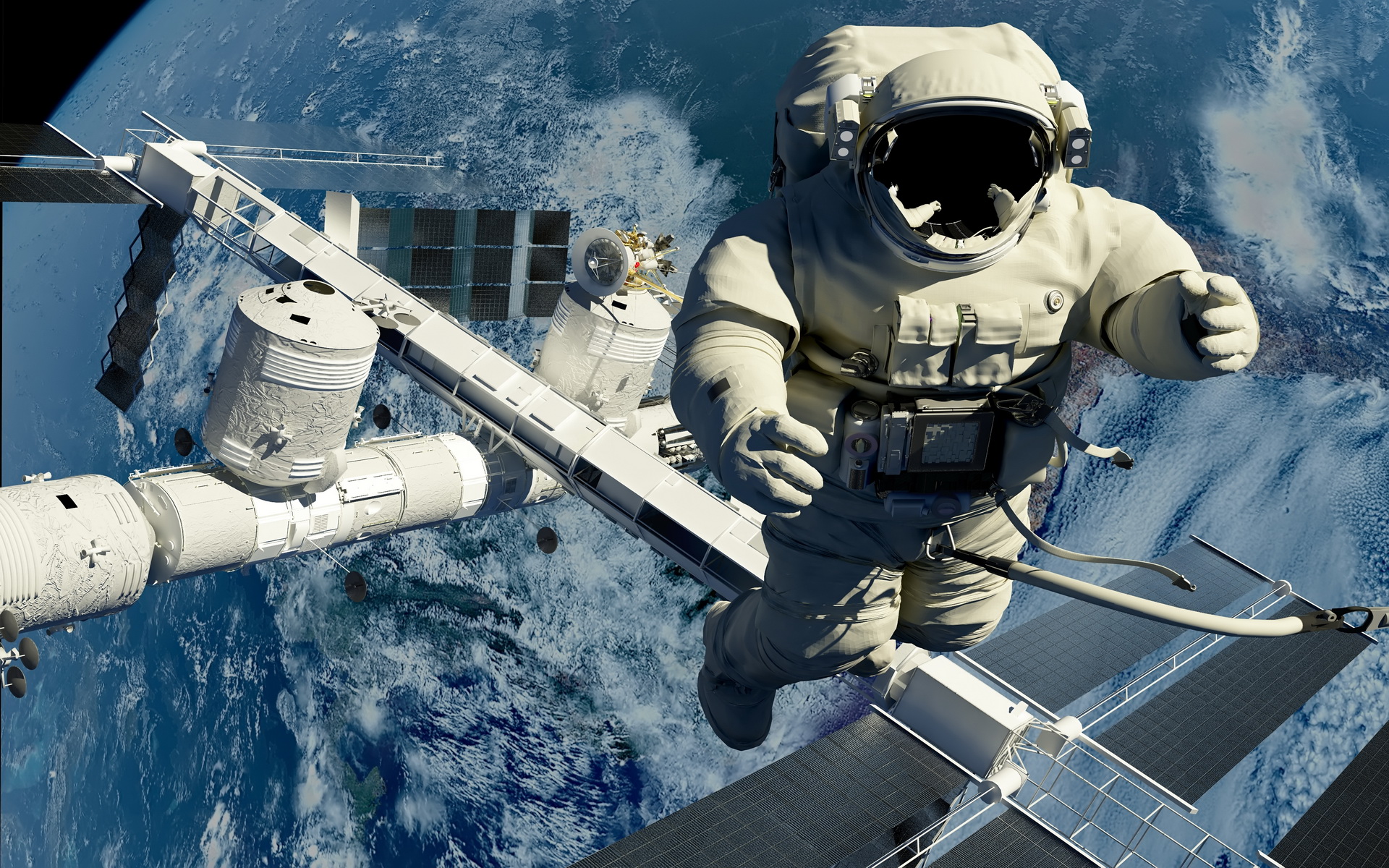 Descarga gratuita de fondo de pantalla para móvil de Ciencia Ficción, Estación Espacial.