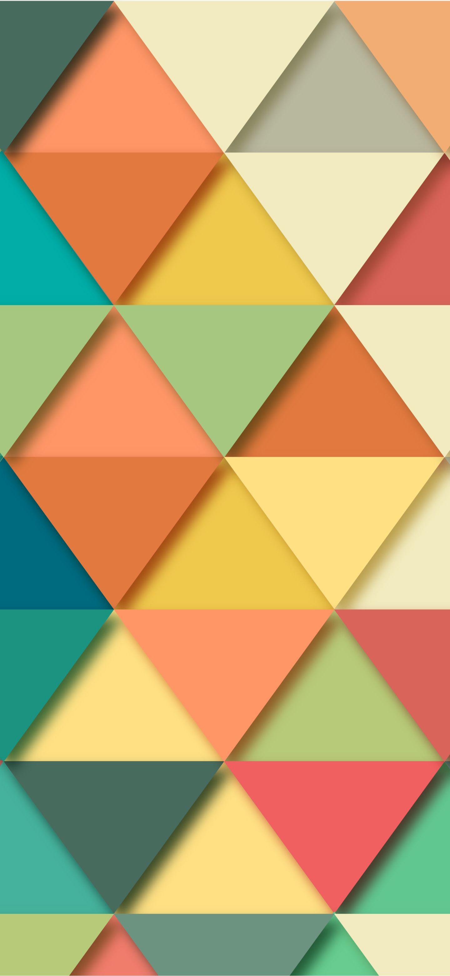 無料モバイル壁紙パターン, 色, 概要, 三角形, ジオメトリをダウンロードします。