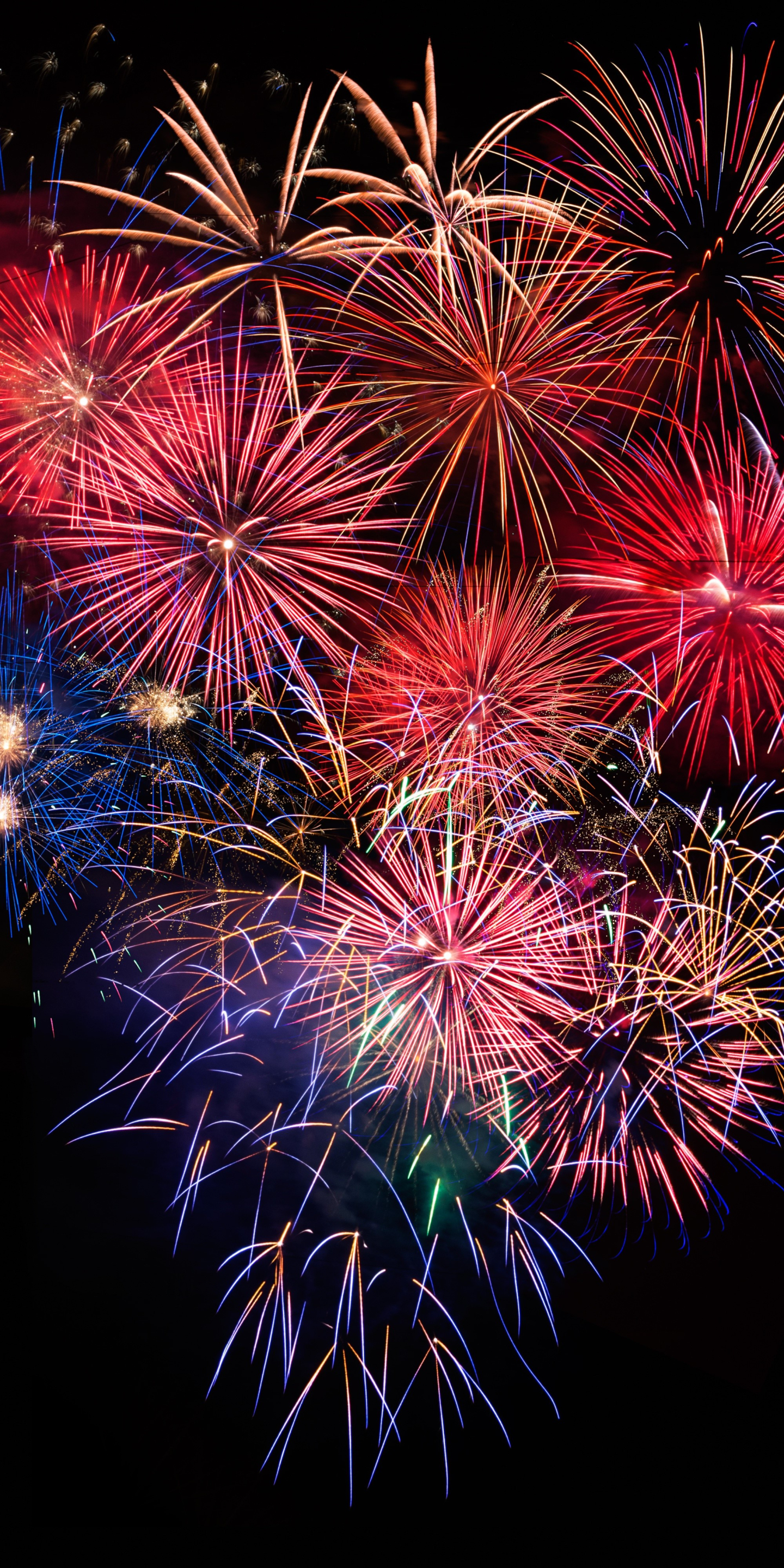 Download mobile wallpaper Colors, Colorful, Fireworks, Photography for free.