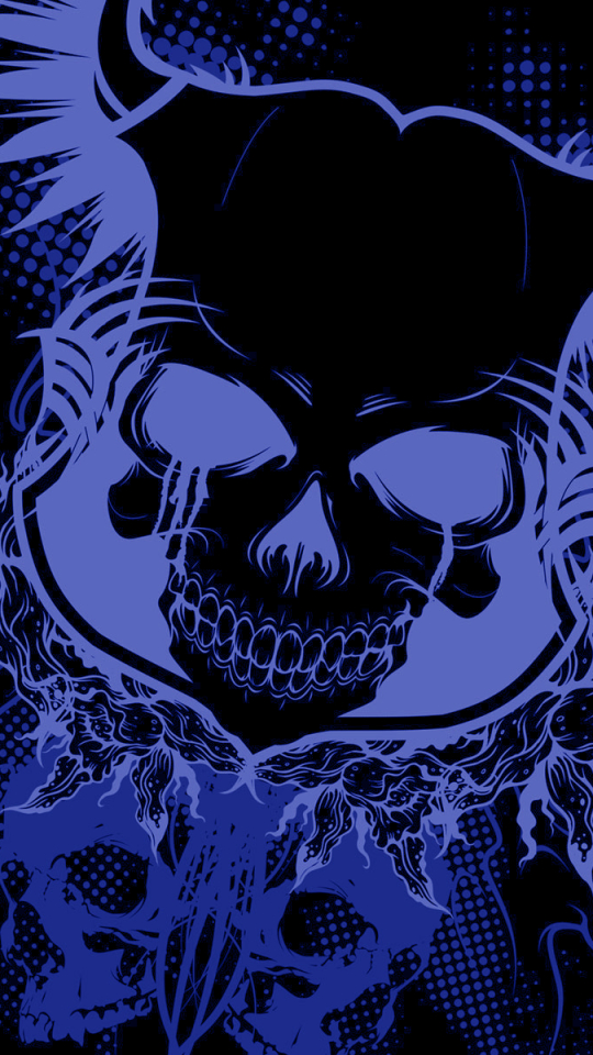 Download mobile wallpaper Dark, Skull for free.