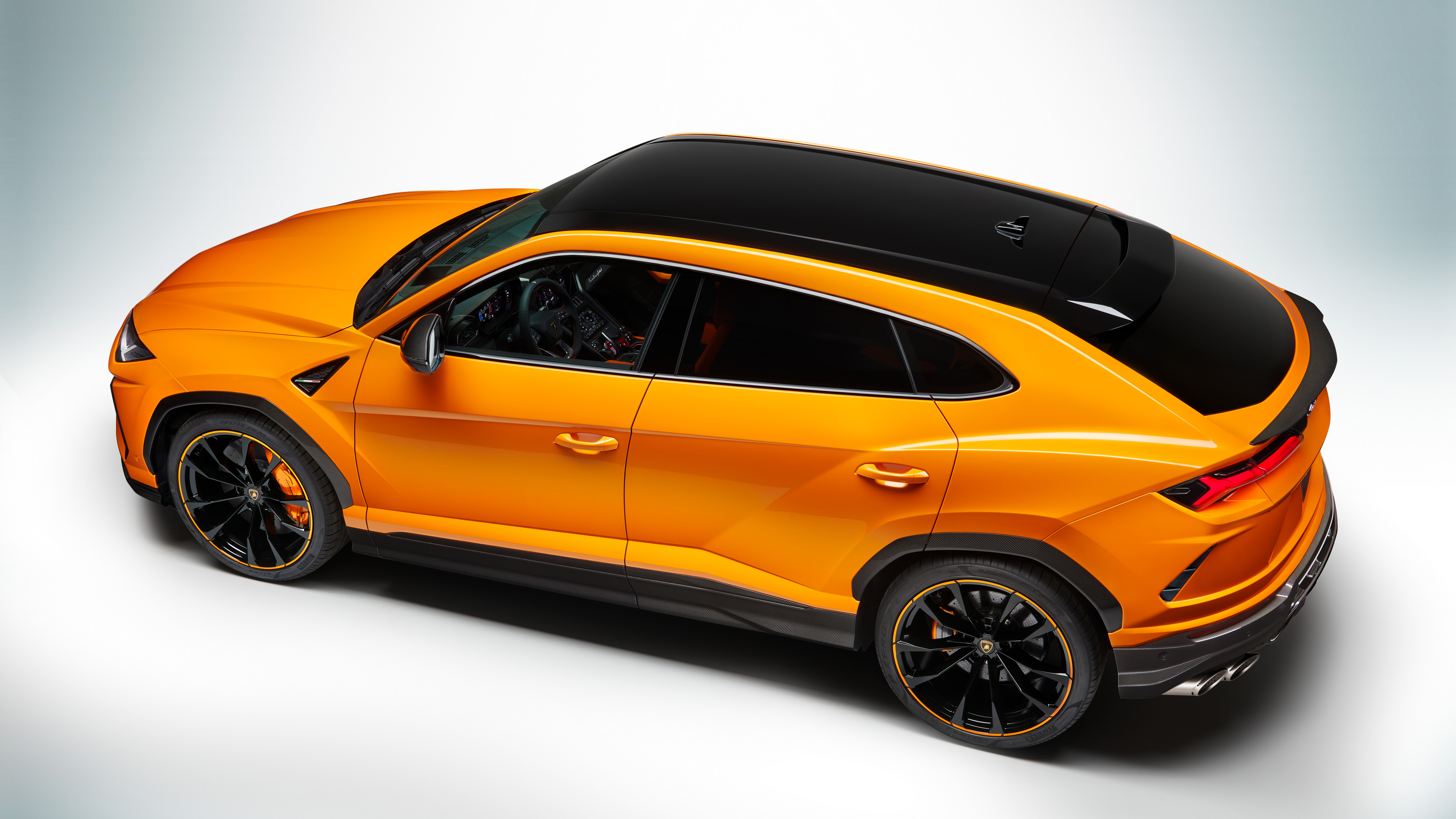 Download mobile wallpaper Lamborghini, Car, Suv, Lamborghini Urus, Vehicles, Orange Car for free.