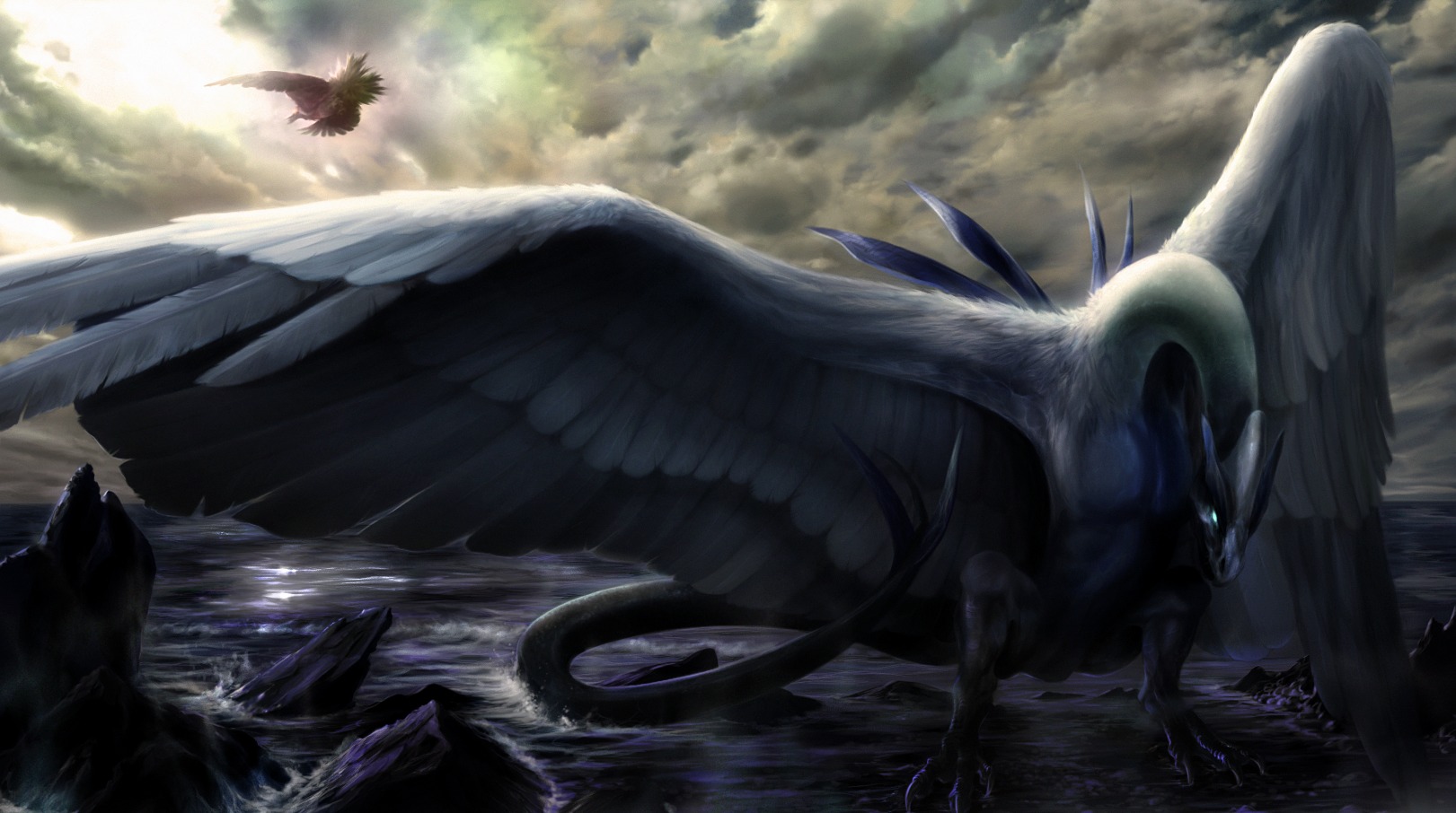 Download mobile wallpaper Fantasy, Dragon for free.