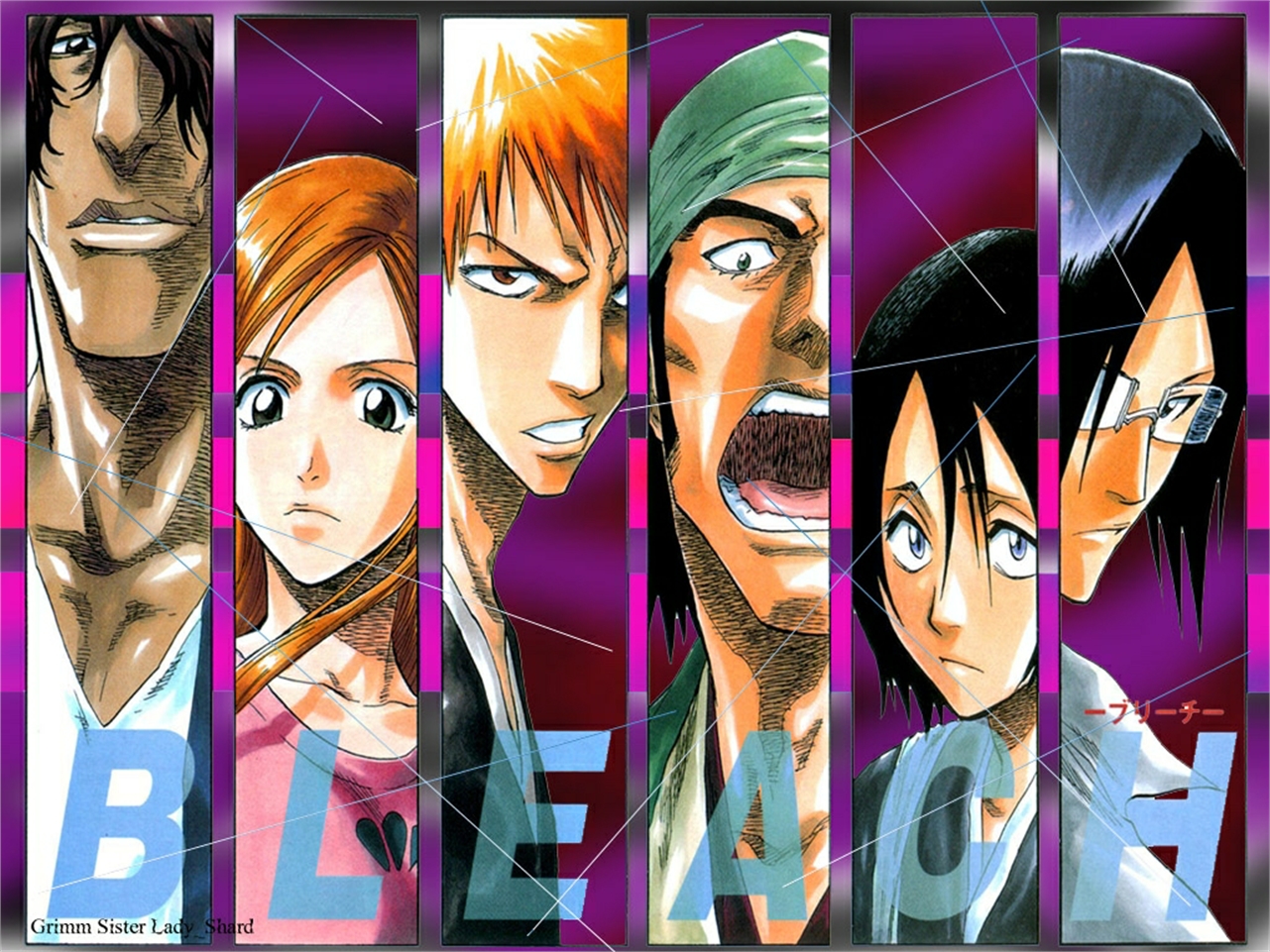Baixar papel de parede para celular de Anime, Alvejante, Ichigo Kurosaki, Hanataro Yamada, Orihime Inoue, Uryu Ishida, Yasutora Sado gratuito.