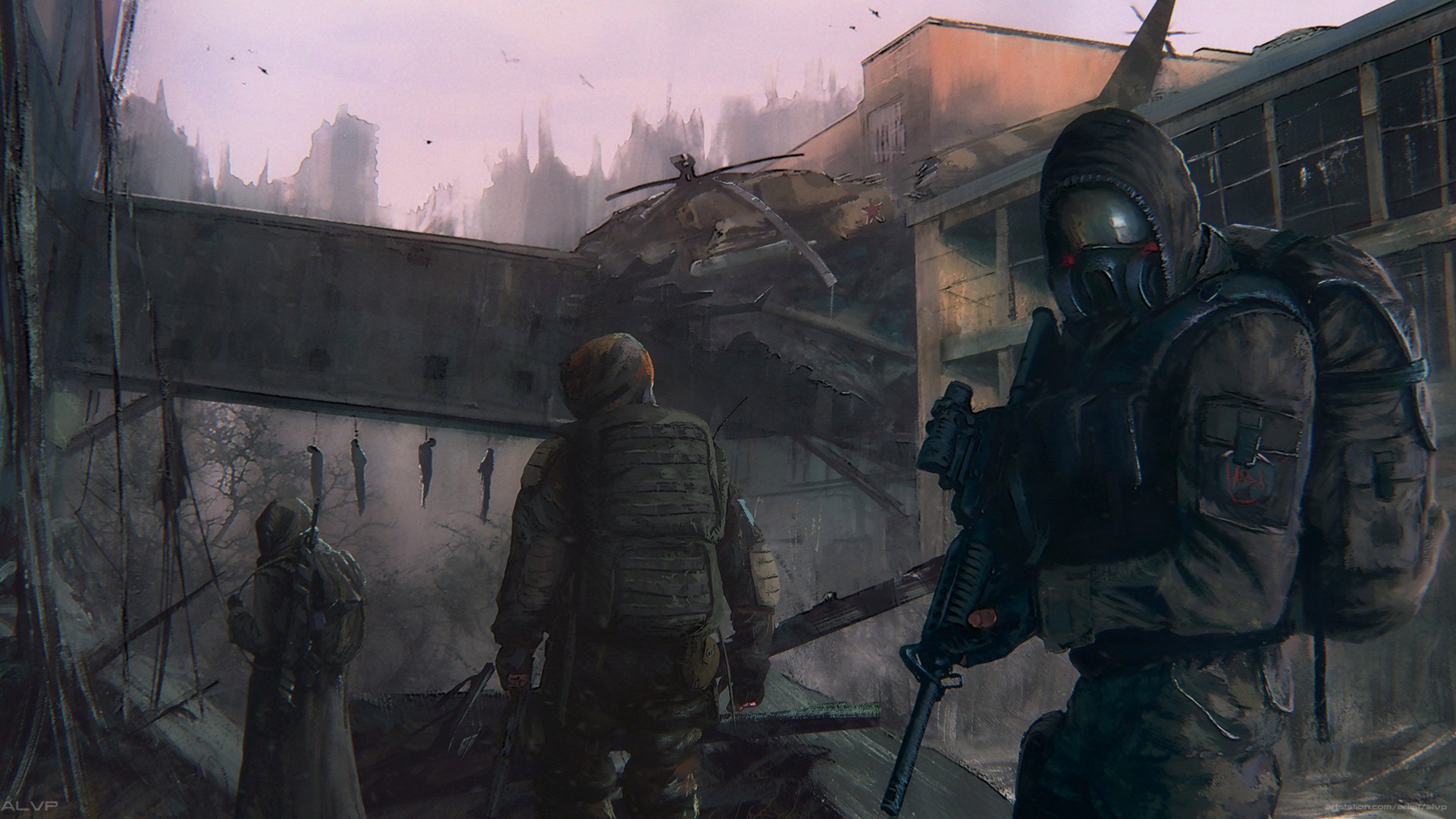 Download mobile wallpaper Weapon, Sci Fi, Soldier, Post Apocalyptic for free.