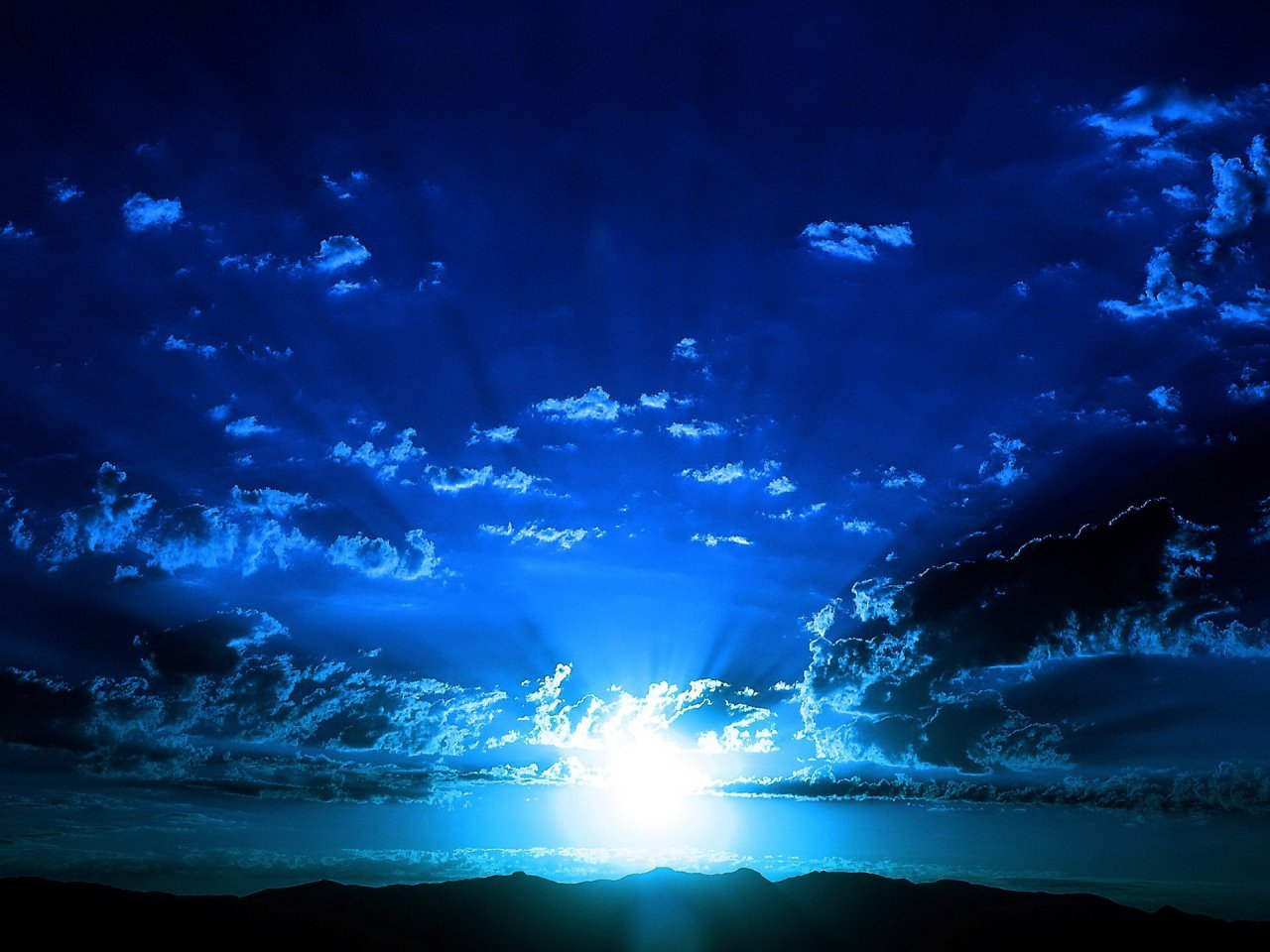 Download mobile wallpaper Clouds, Sun, Sky, Landscape for free.
