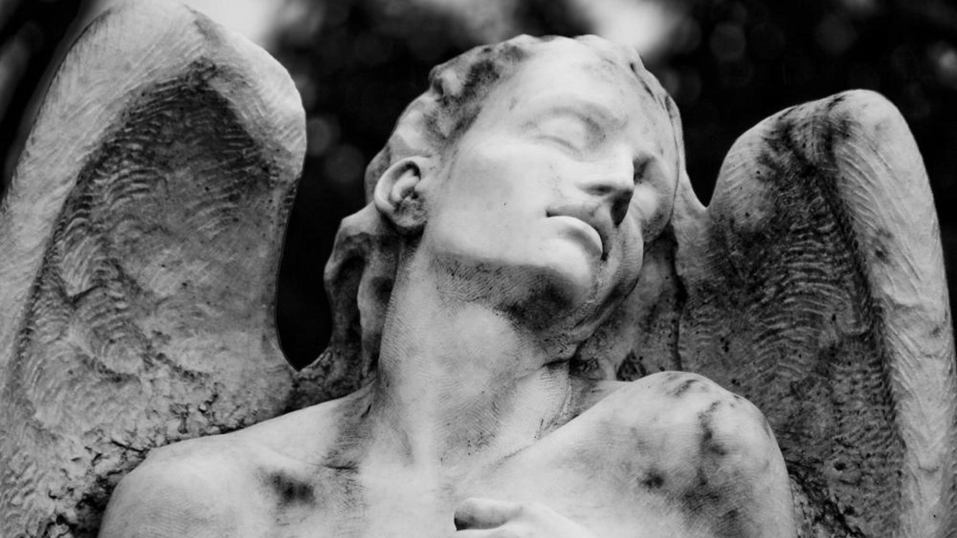 Free download wallpaper Man Made, Angel Statue on your PC desktop