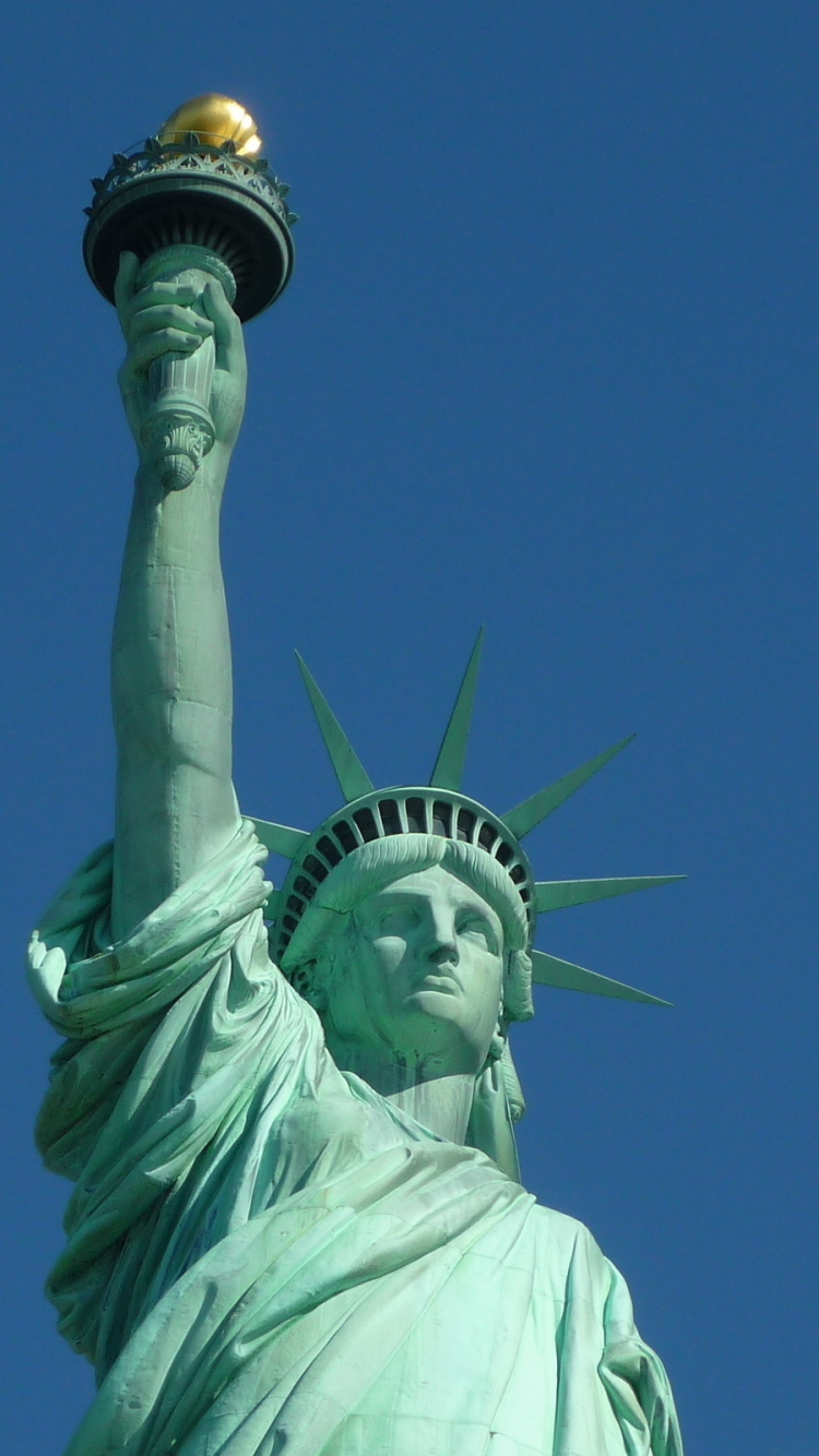 Скачати мобільні шпалери Статуя Свободи, Створено Людиною безкоштовно.