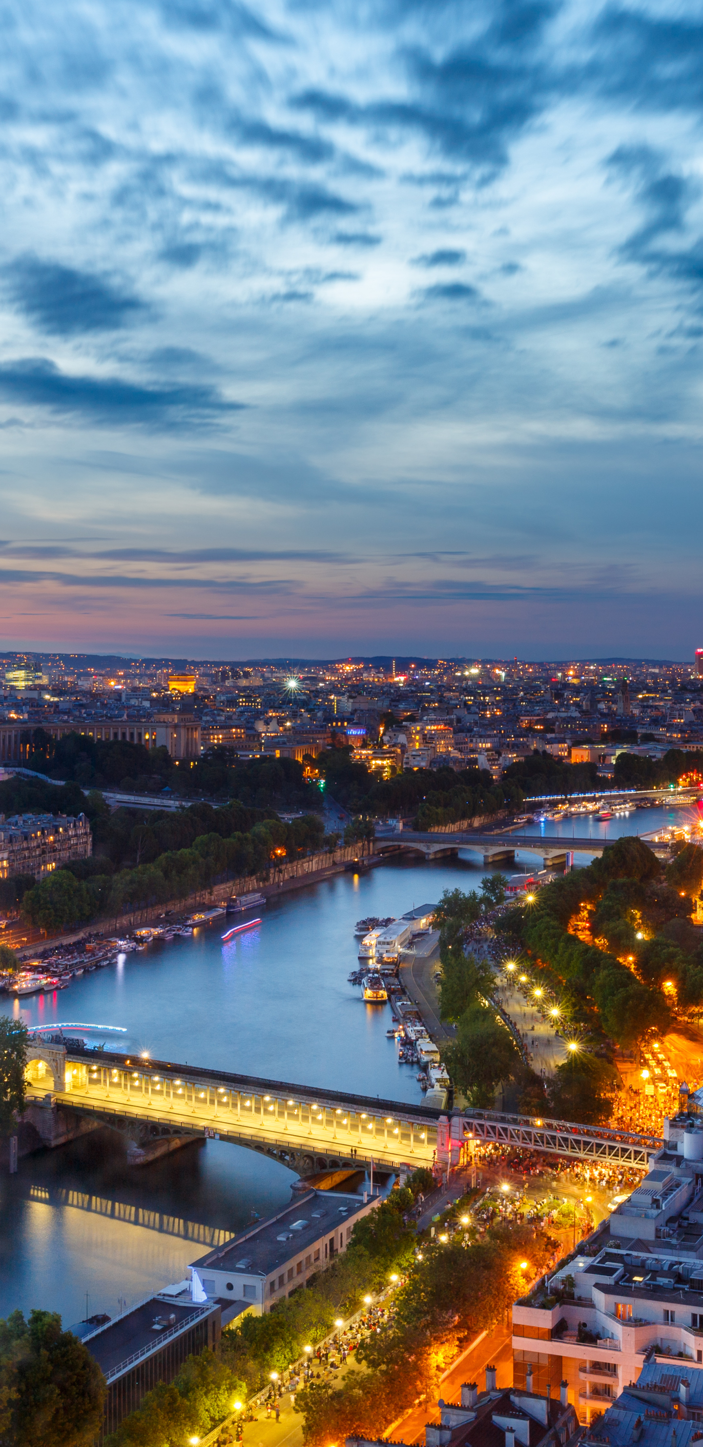 Laden Sie das Städte, Paris, Stadt, Horizont, Licht, Fluss, Frankreich, Stadtbild, Nacht, Himmel, Menschengemacht, Großstadt-Bild kostenlos auf Ihren PC-Desktop herunter
