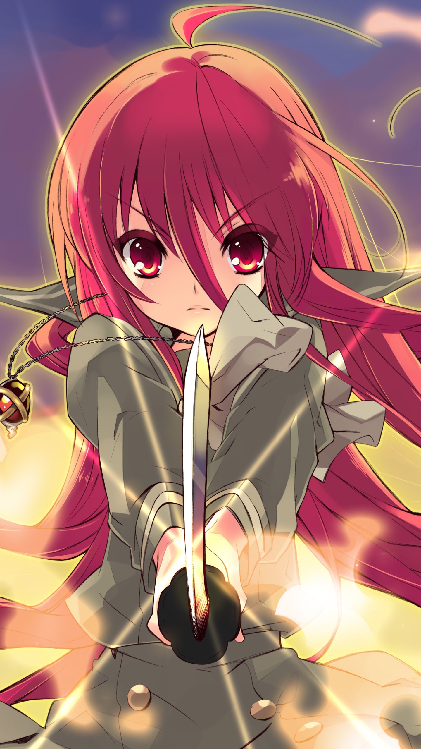 Download mobile wallpaper Anime, Weapon, Sword, Long Hair, Shakugan No Shana, Shana (Shakugan No Shana) for free.