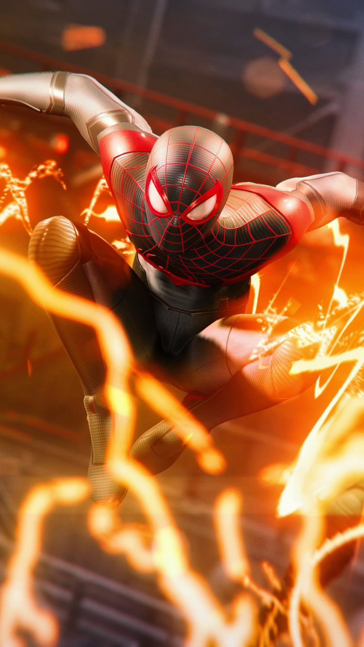 Descarga gratuita de fondo de pantalla para móvil de Videojuego, Hombre Araña, Millas Morales, Spider Man De Marvel: Miles Morales.