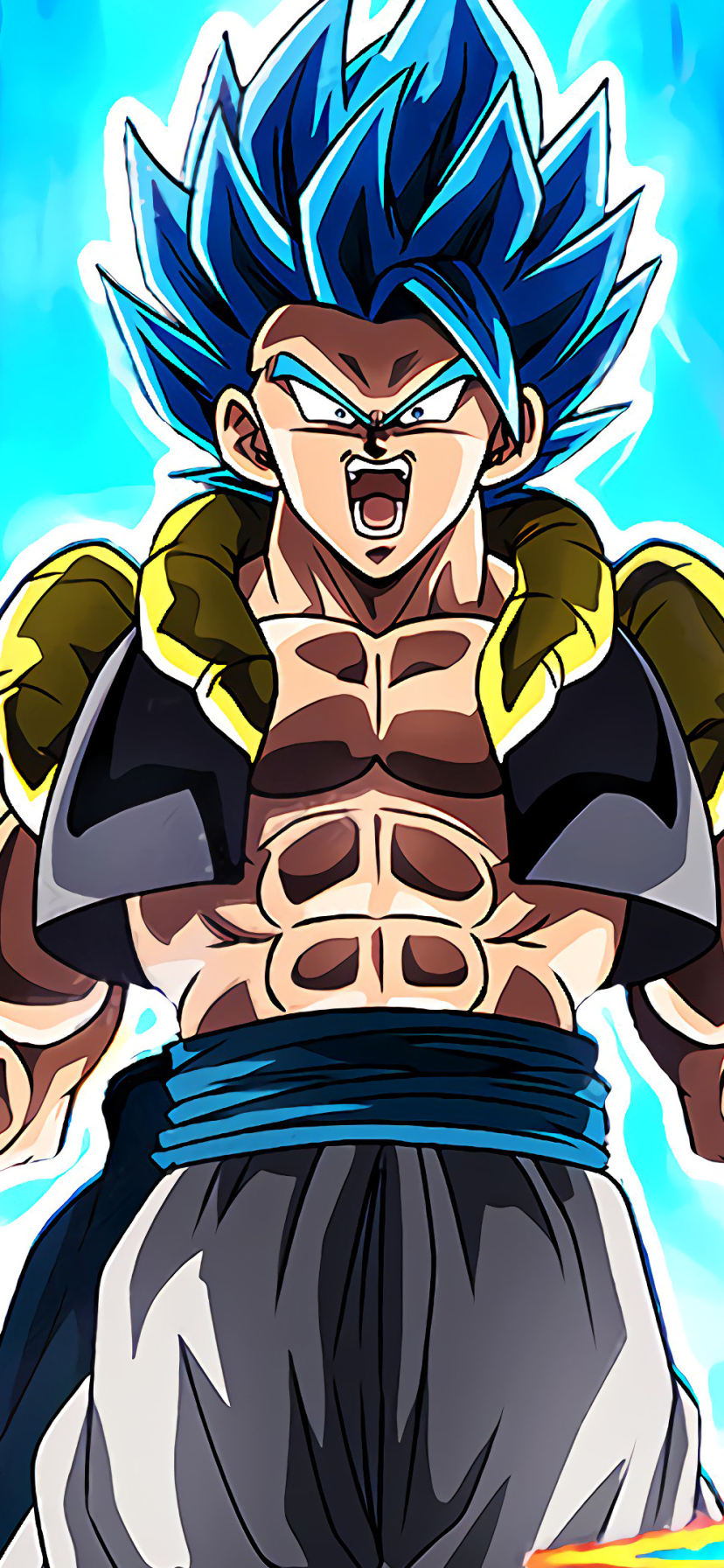 Handy-Wallpaper Animes, Gogeta (Dragon Ball), Dragonball Super Broly kostenlos herunterladen.