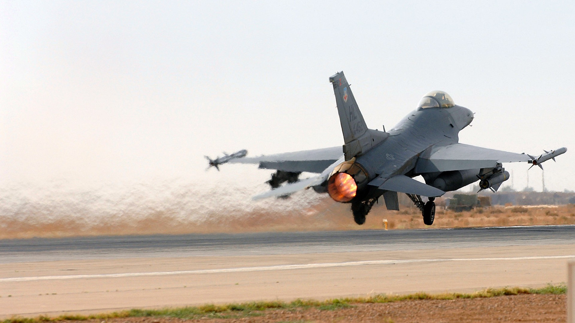 Скачать обои бесплатно Военные, General Dynamics F 16 Файтинг Фэлкон, Реактивные Истребители картинка на рабочий стол ПК