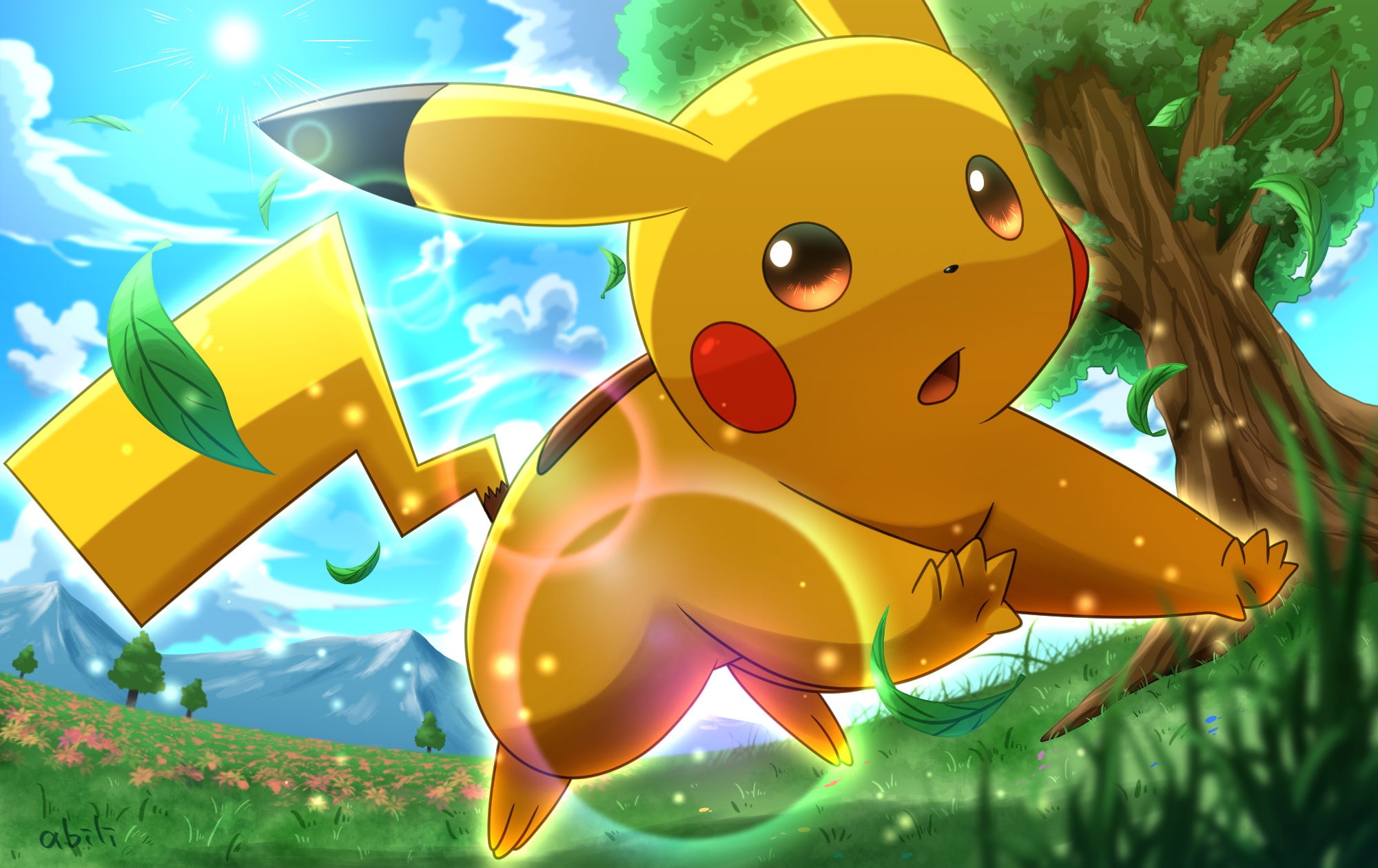 Laden Sie das Süß, Pokémon, Pikachu, Animes-Bild kostenlos auf Ihren PC-Desktop herunter