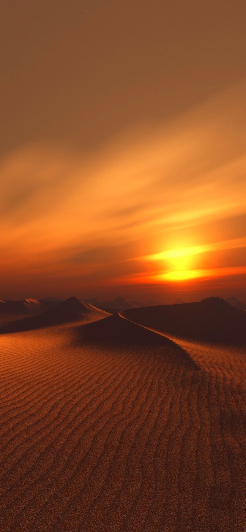 Download mobile wallpaper Landscape, Sand, Desert, Horizon, Earth, Dune for free.