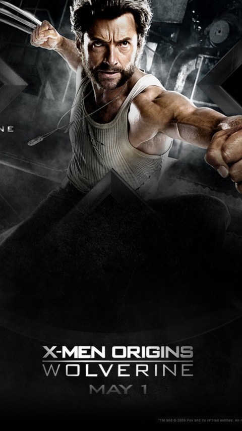 Download mobile wallpaper X Men, Hugh Jackman, Wolverine, Movie, X Men Origins: Wolverine for free.